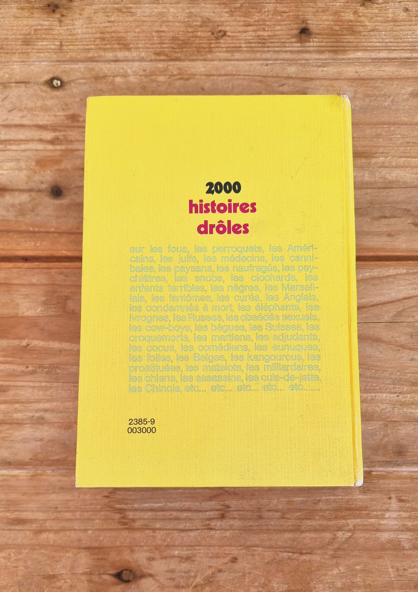 Dictionnaire des histoires drôles Hervé Nègre livre vintage