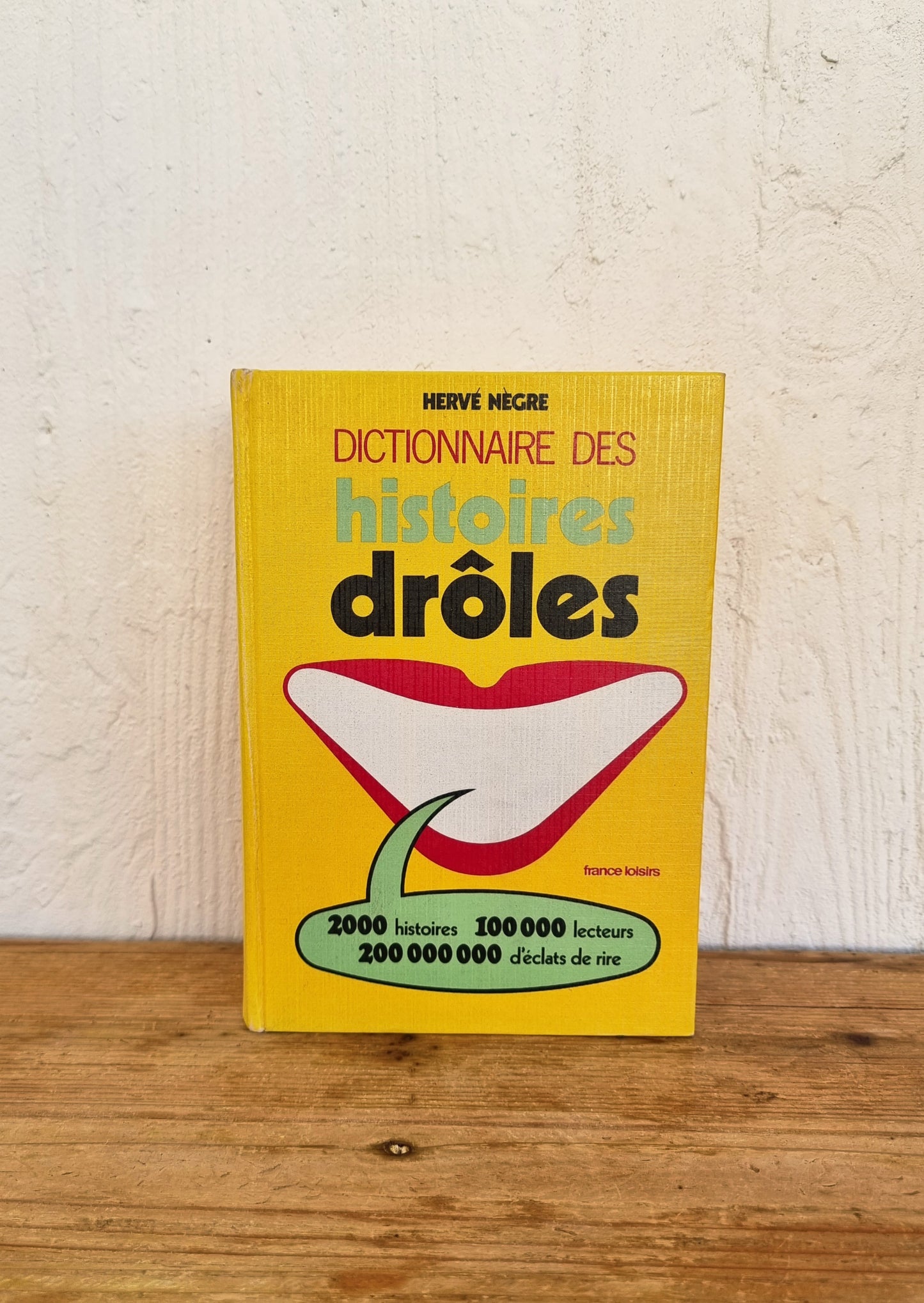 Dictionnaire des histoires drôles Hervé Nègre livre vintage