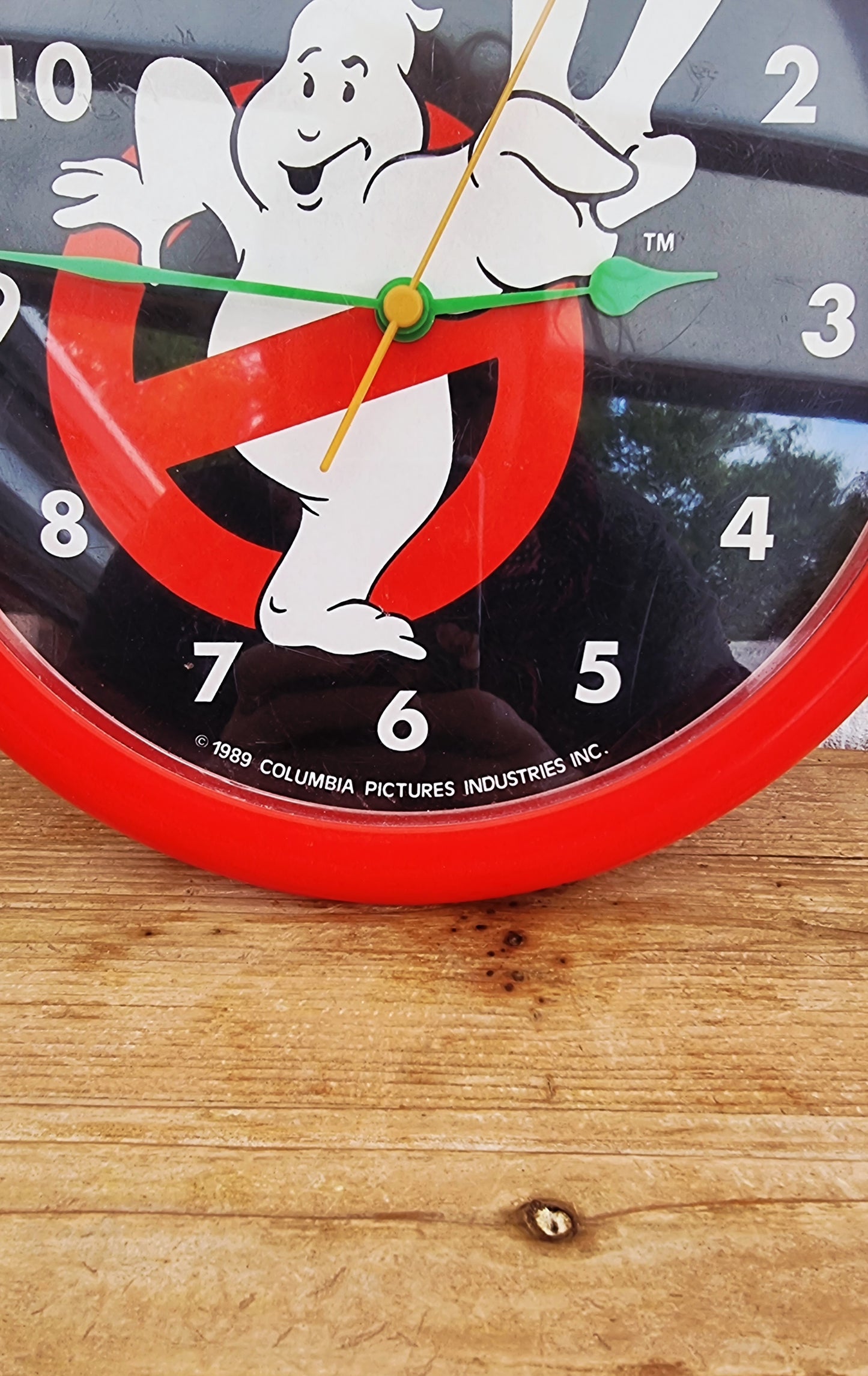 Horloge murale SOS Fantômes 2 vintage 1989 Columbia Pictures