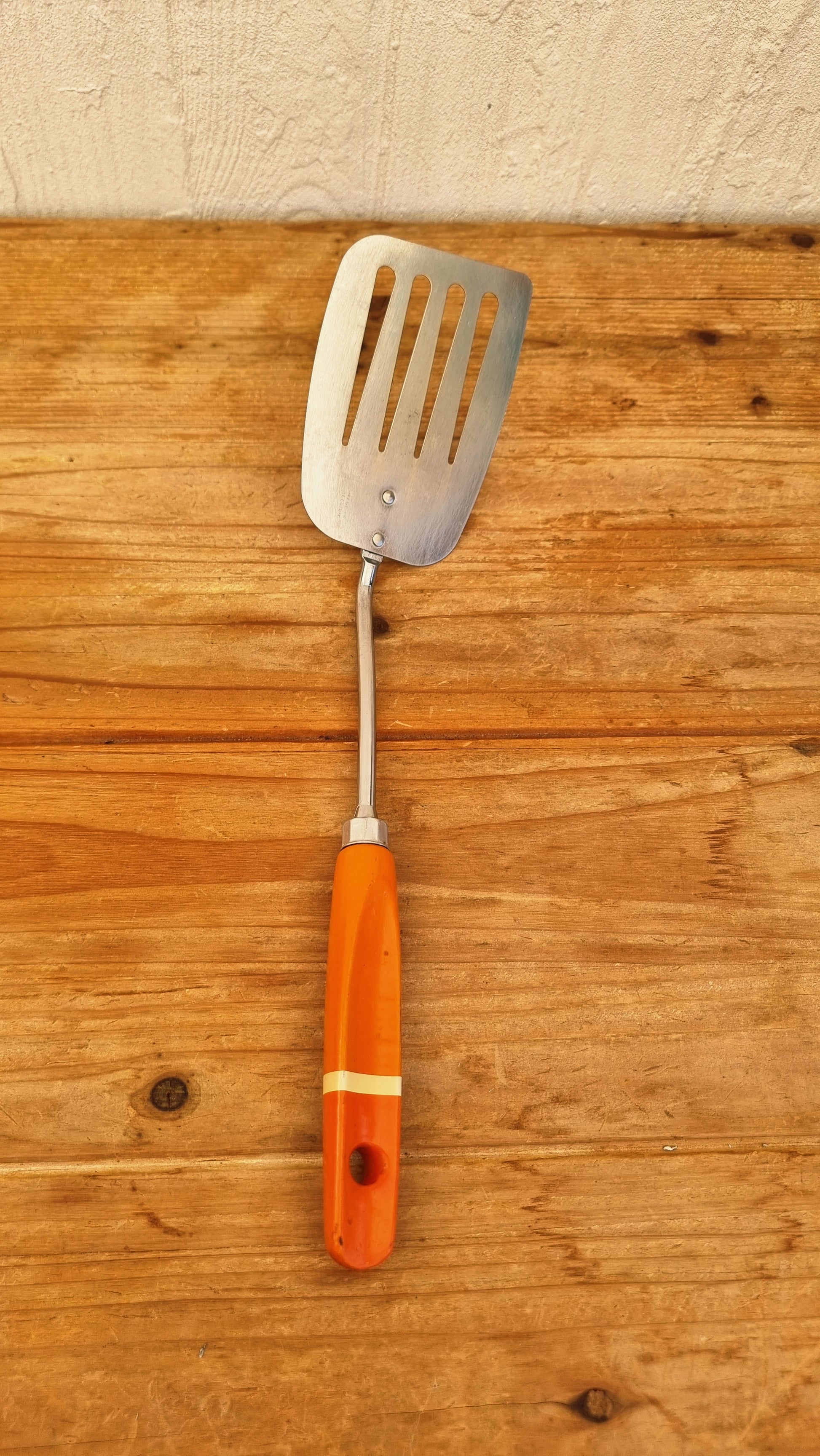 Lot de 5 ustensiles de cuisine vintage orange Prestige années 70