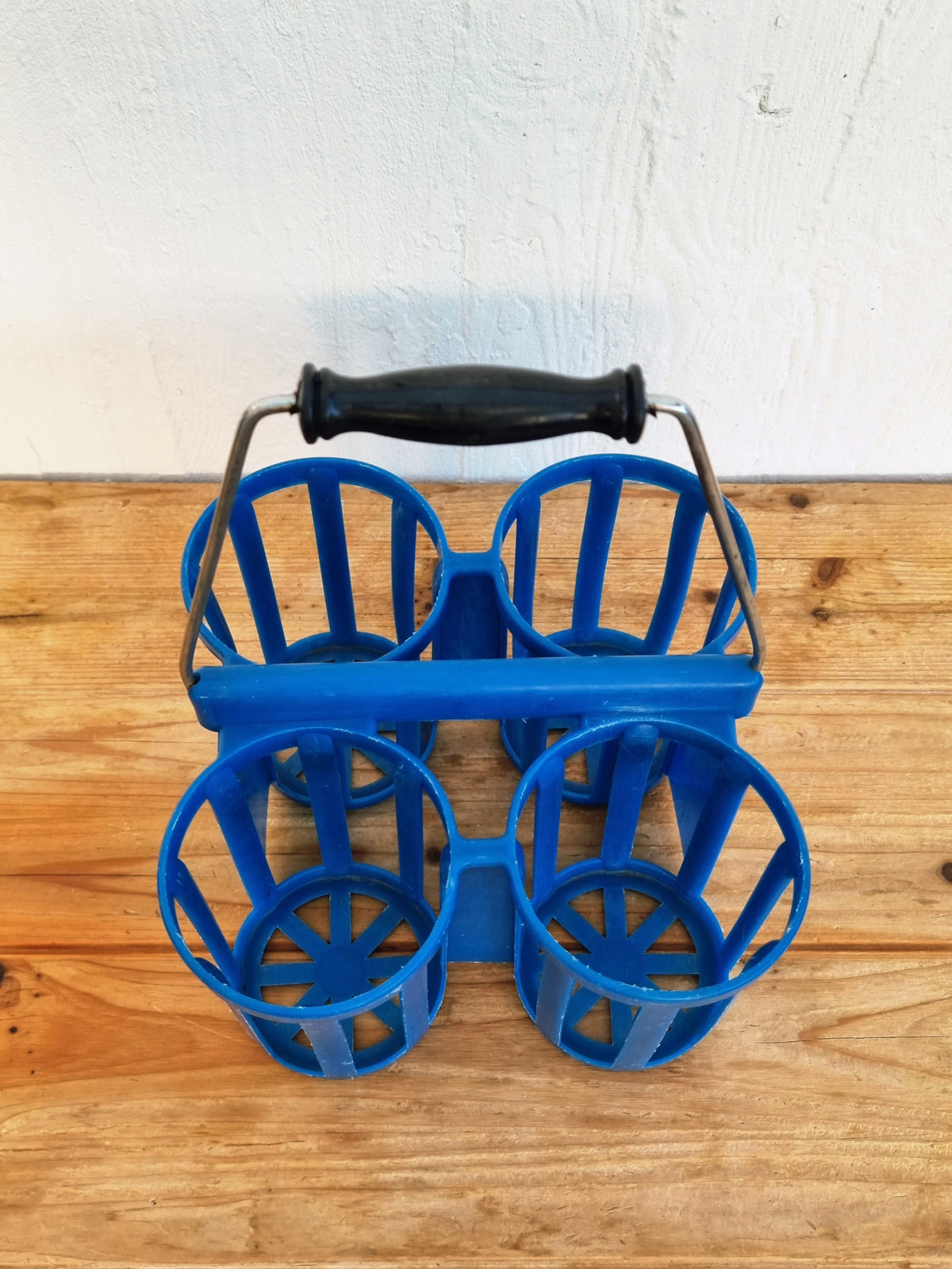 Porte-bouteilles vintage Pola n°426 bleu années 70