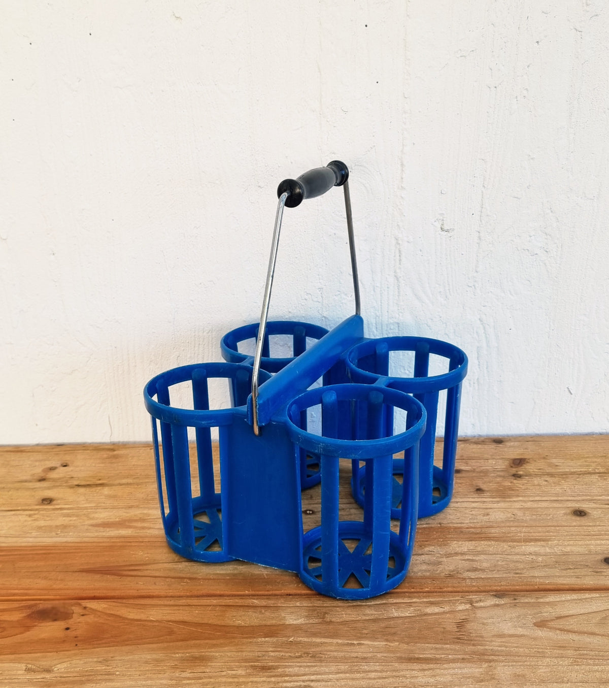 Porte-bouteilles vintage Pola n°426 bleu années 70