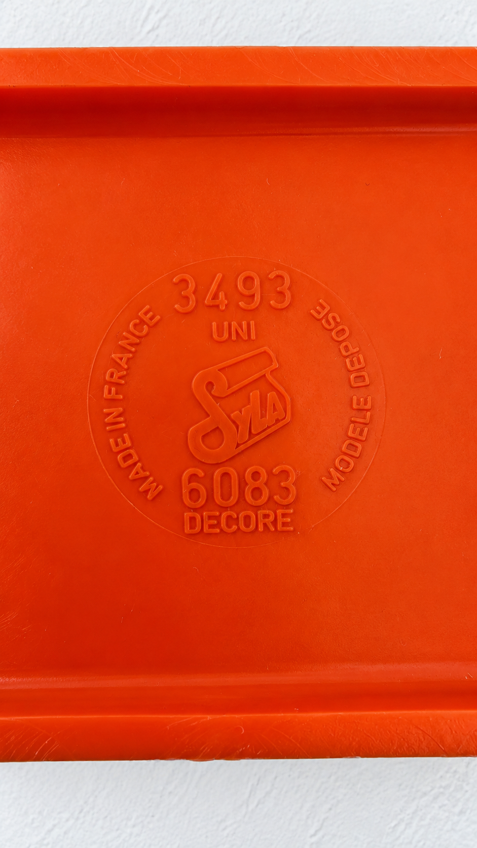 Porte-serviettes orange Syla vintage