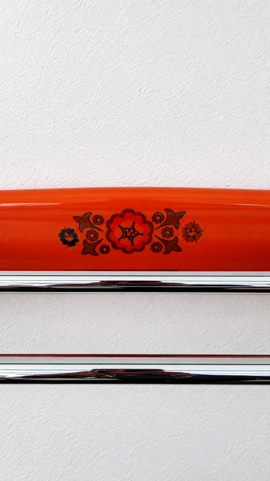 Porte-serviettes orange Syla vintage