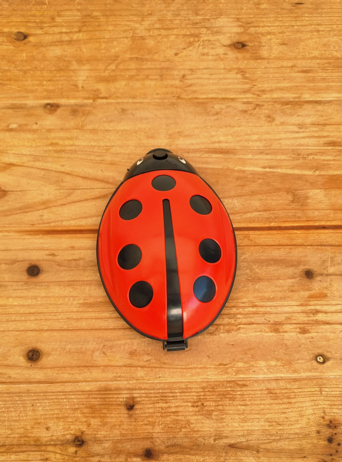 Ramasse miettes de table coccinelle rouge et noir kitsch