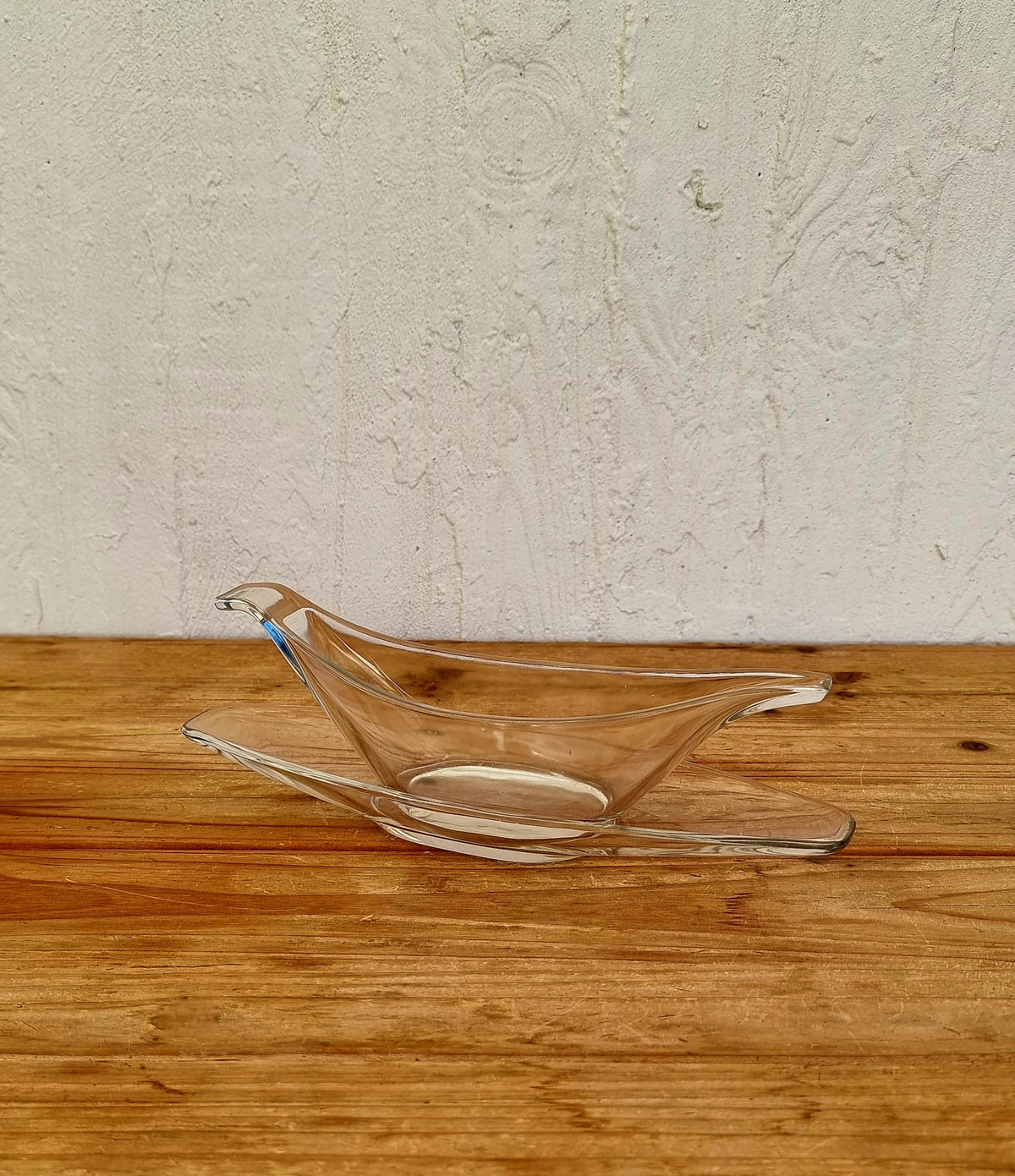 Saucière vintage Pyrex Sedlex France en verre moulé