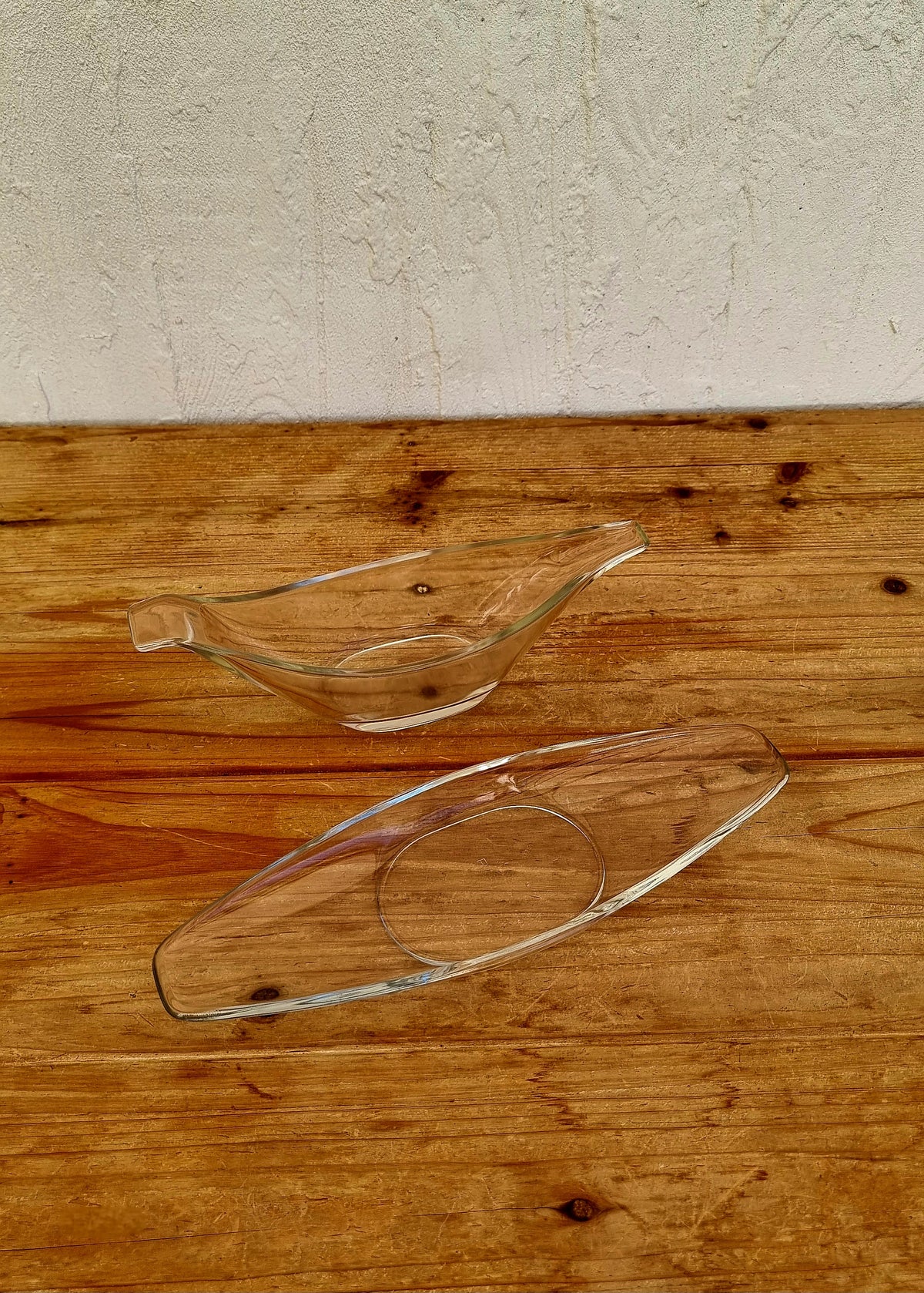 Saucière vintage Pyrex Sedlex France en verre moulé