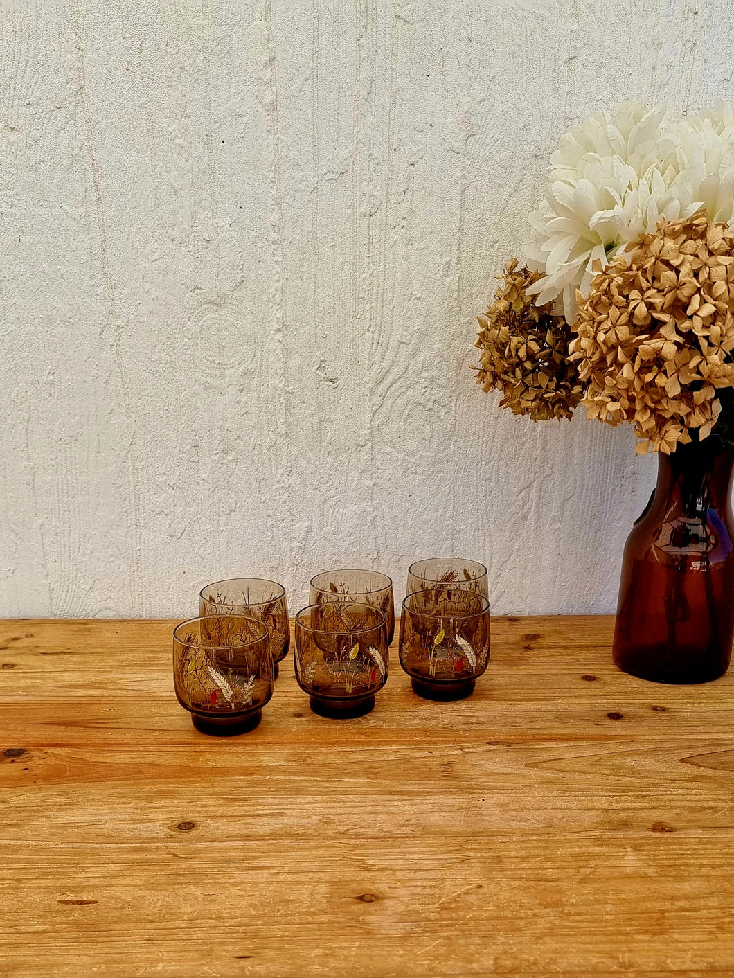 Lot de 6 verres à eau Arcopal modèle Tivoli les kitscheries brocante en ligne