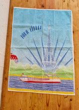 Charger l&#39;image dans la galerie, Torchon Tour Eiffel vintage les kitscheries brocante en ligne
