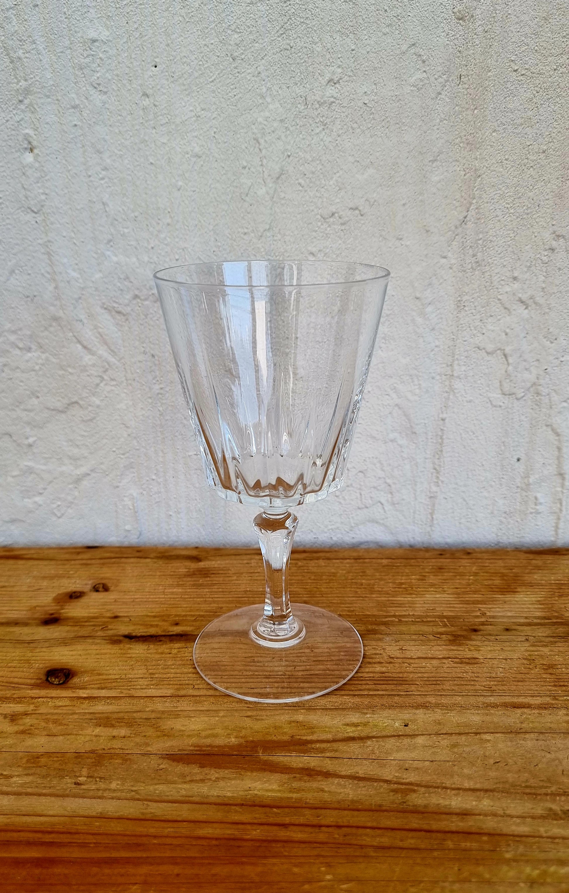 Lot de 4 verres à pied Cristal d'Arques modèle Versailles