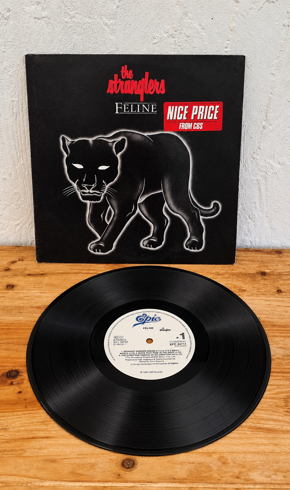 Vinyle 33 tours The Stranglers Feline Édition Nice Price 1982