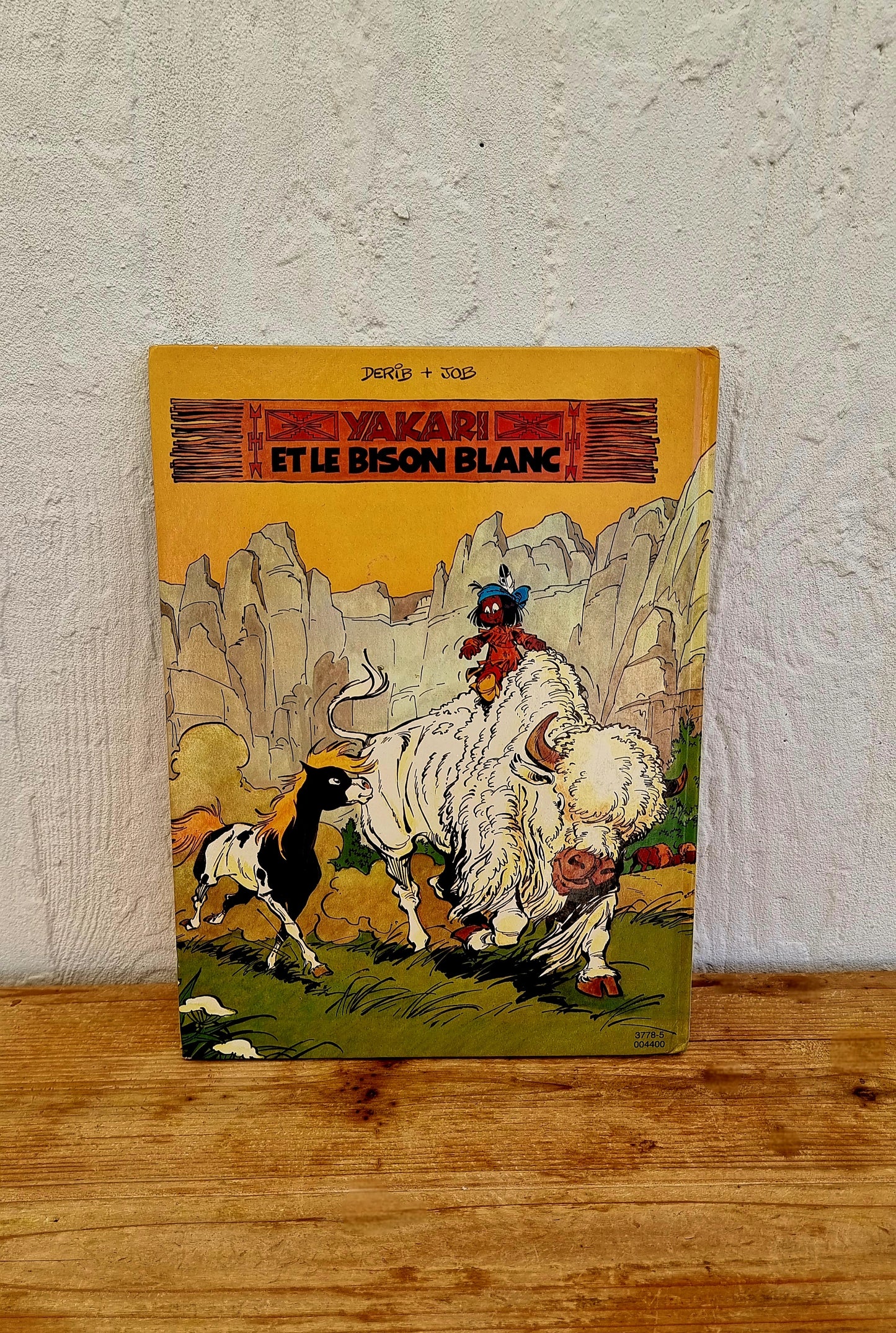 Bande dessinée double vintage Yakari et Grand Aigle/ Yakari et le Bison Blanc édition 1977 Derib Job couverture illustrée rétro