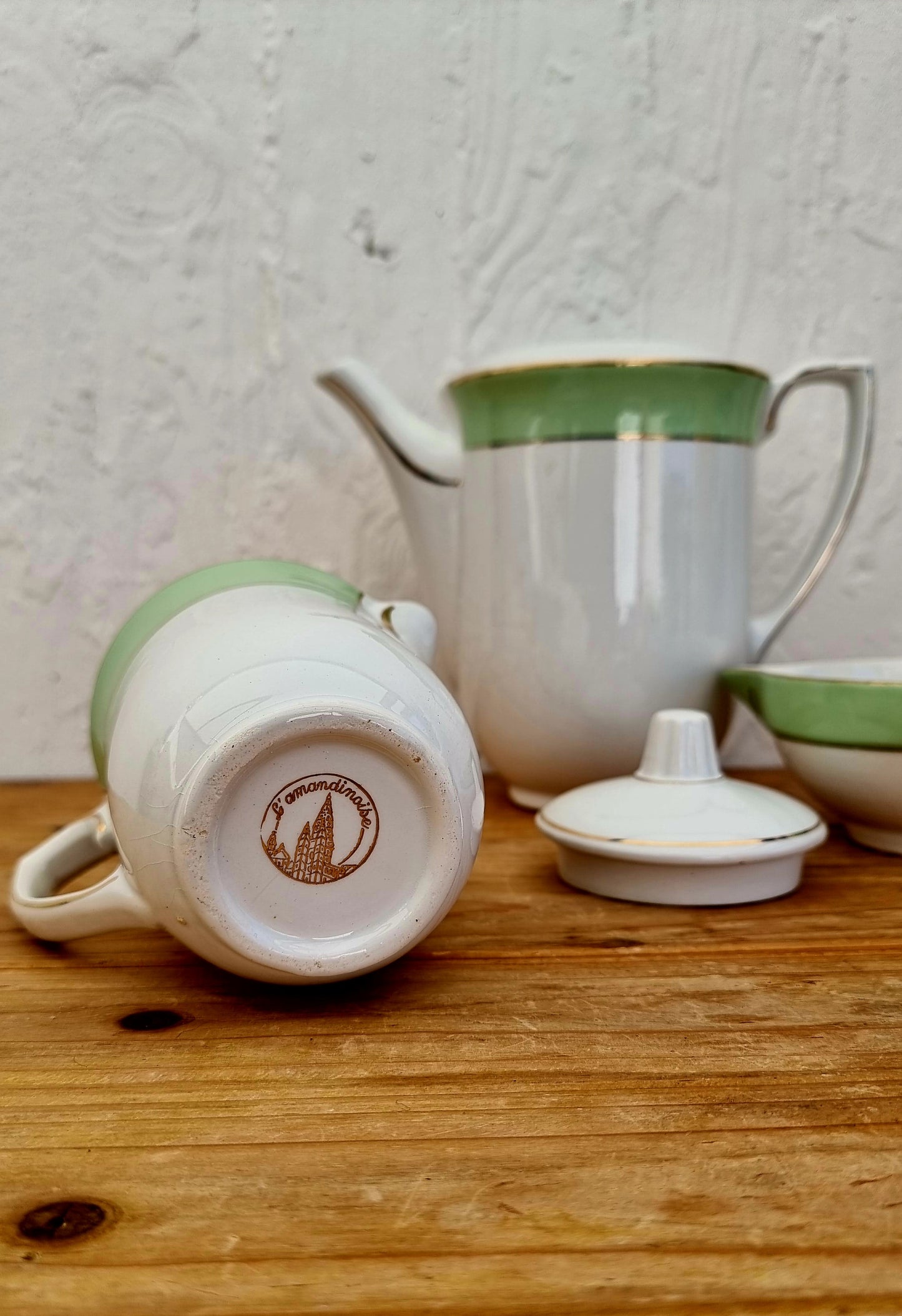Ensemble à thé ou à café L'Amandinoise vintage les kitscheries