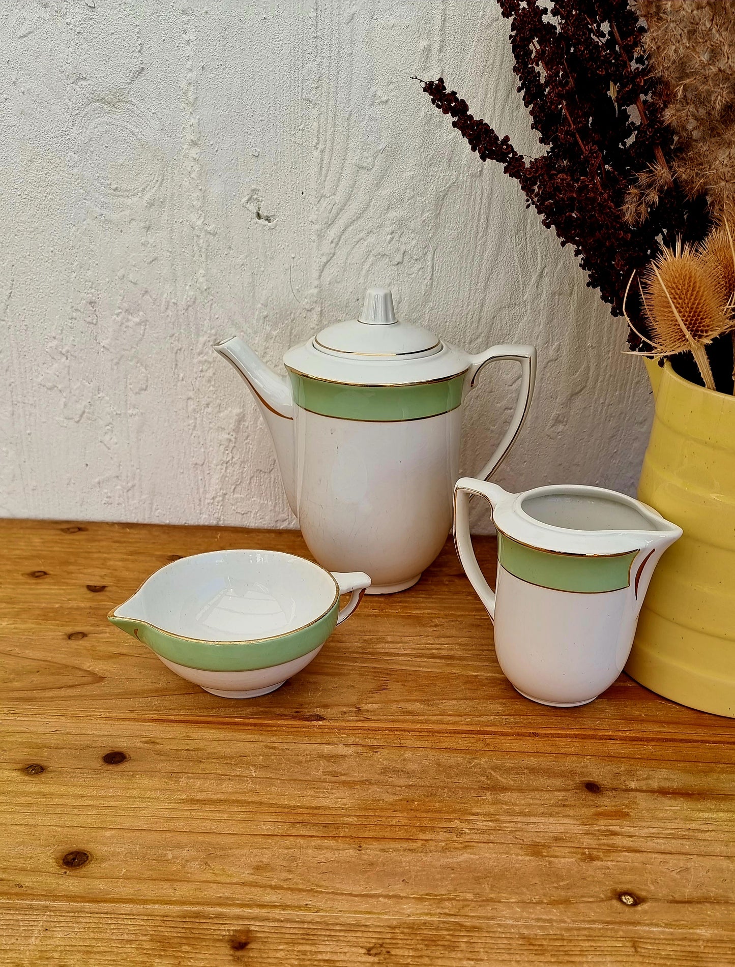 Ensemble à thé ou à café L'Amandinoise vintage les kitscheries