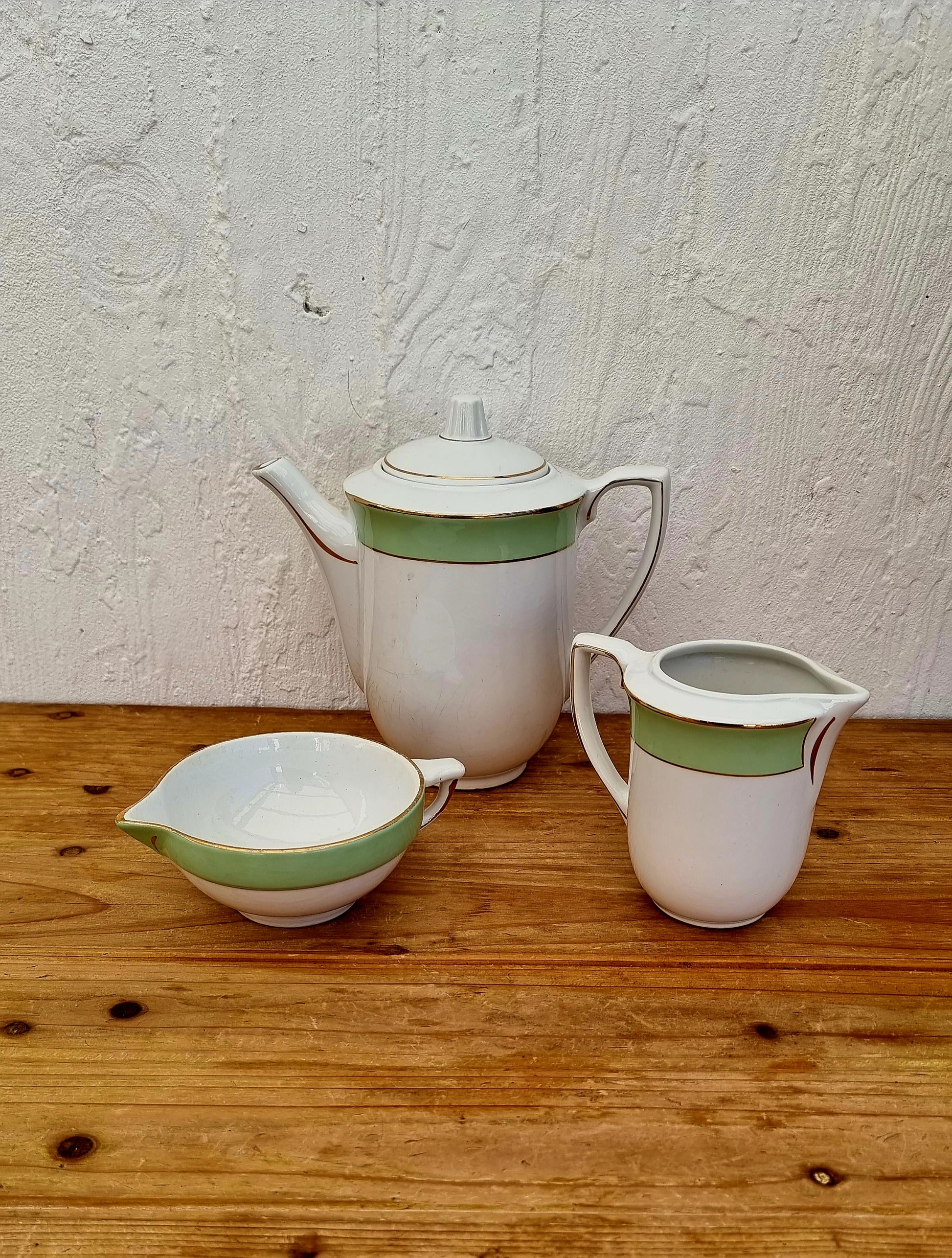 Ensemble à thé ou à café L'Amandinoise vintage les kitscheries