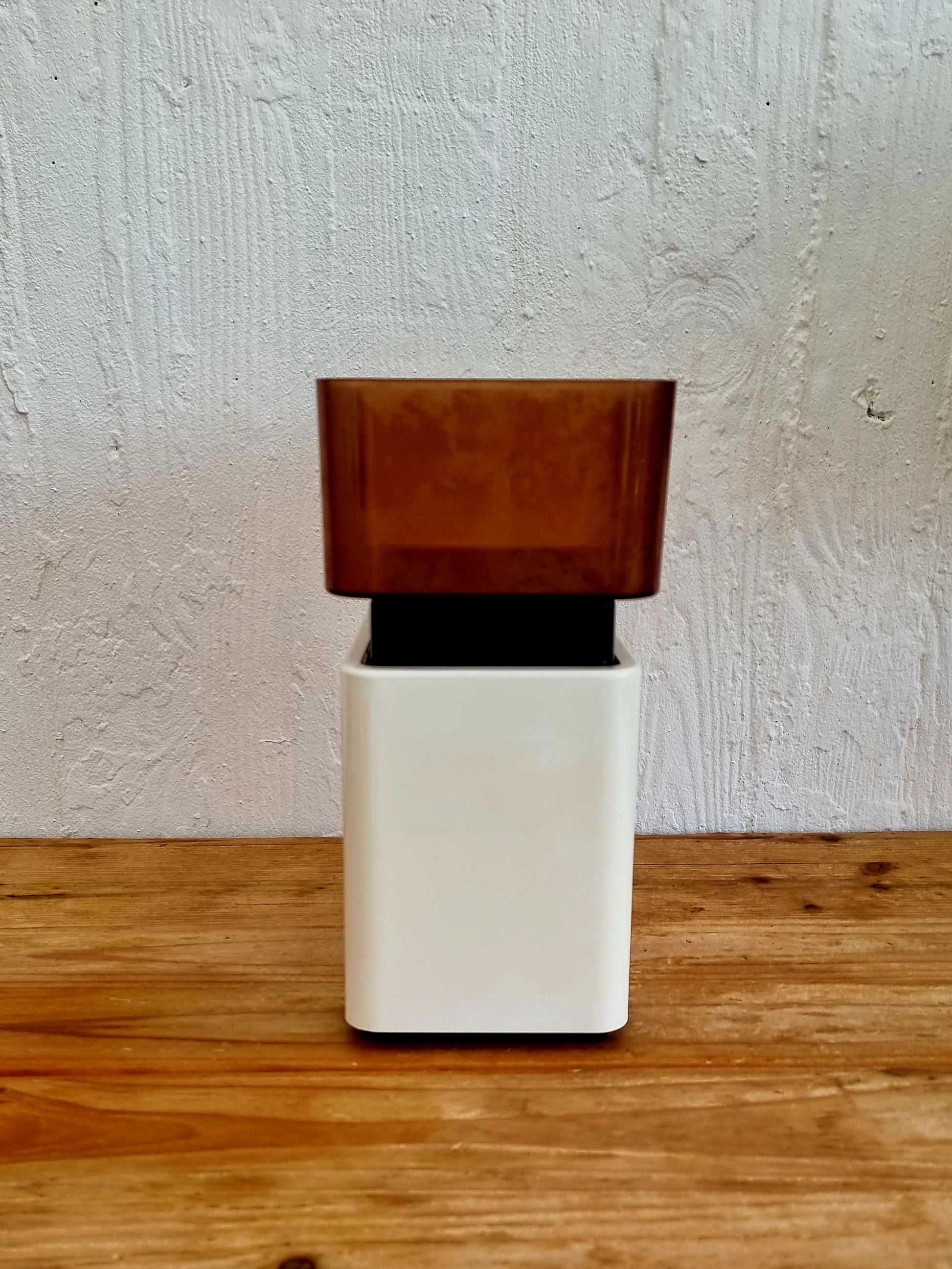 Balance Terraillon vintage blanc marron rouge capacité 5 kg années 70