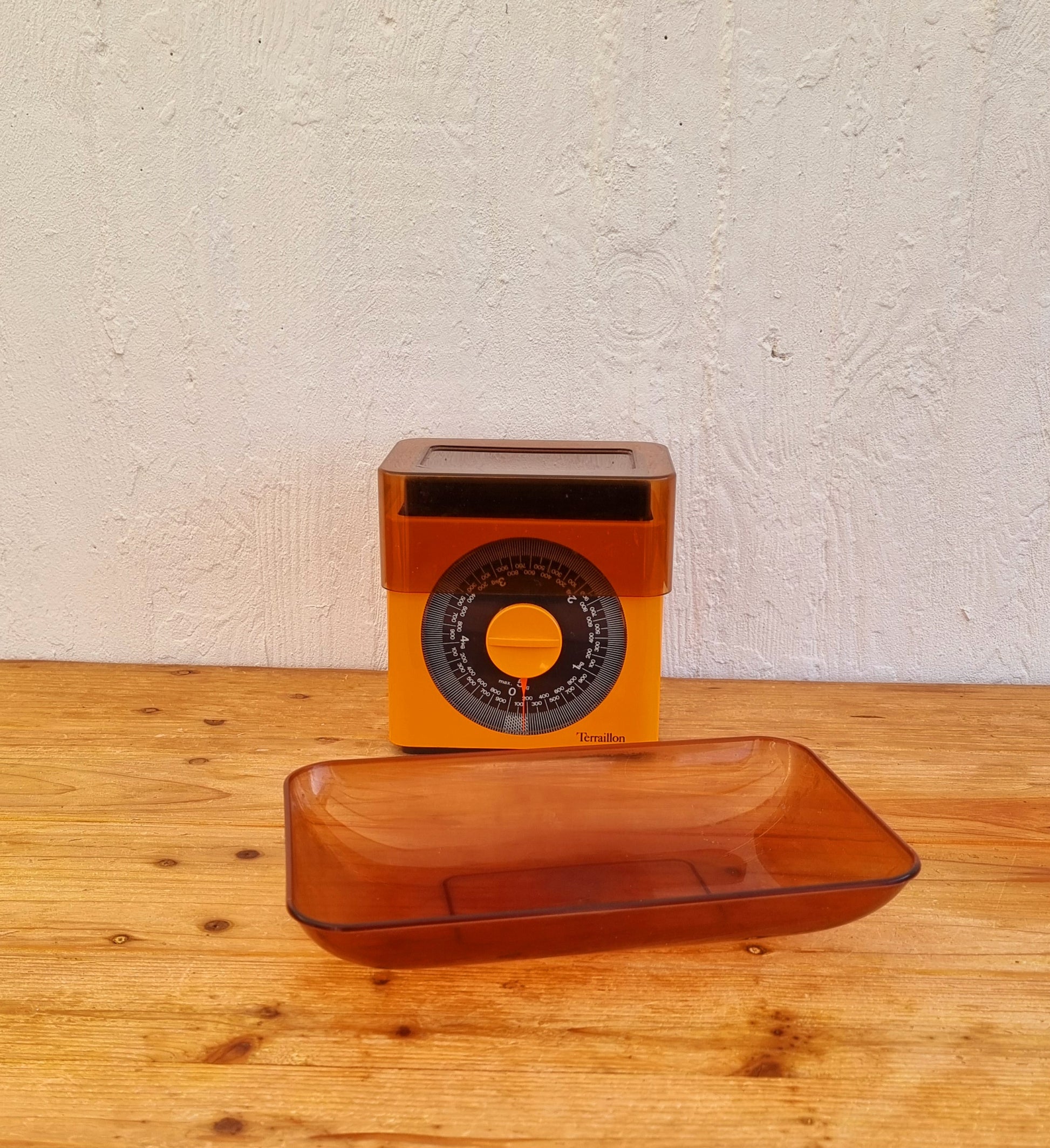 Balance orange Terraillon 5kg vintage les kitscheries brocante en ligne
