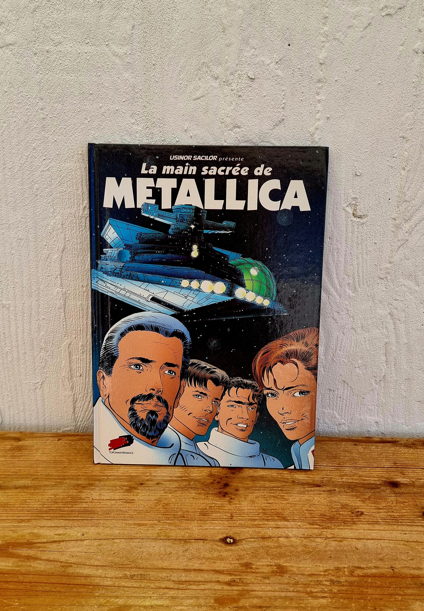 Bande dessinée vintage La main sacrée de Metallica 1991 Echo Vision couverture cartonnée