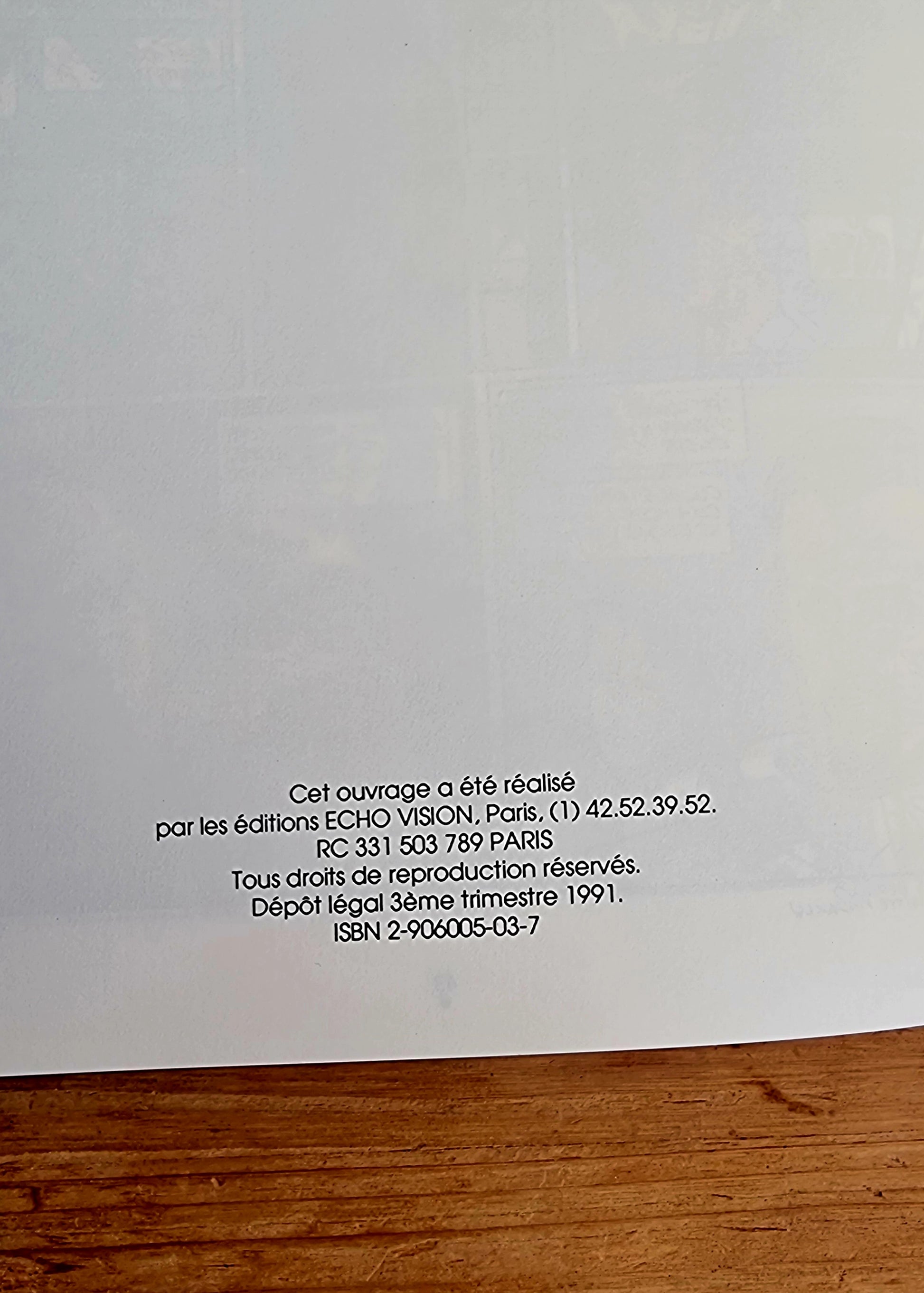 Bande dessinée vintage La main sacrée de Metallica 1991 Echo Vision couverture cartonnée