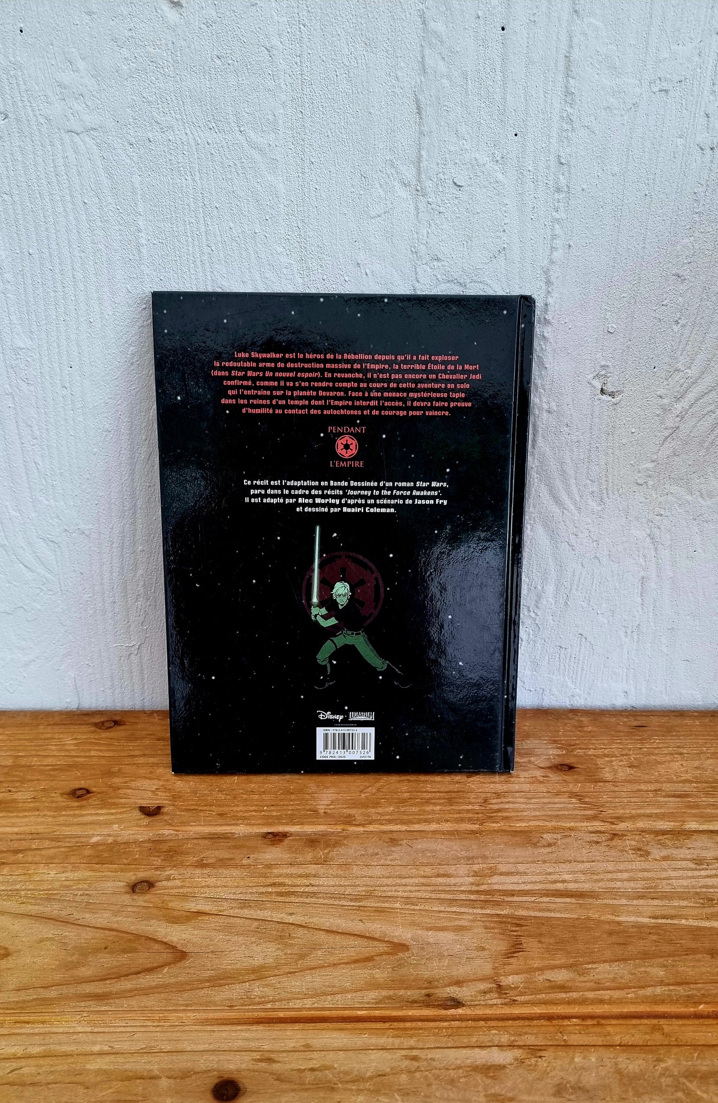 Bande dessinée Star Wars L’Arme du Jedi édition Delcourt