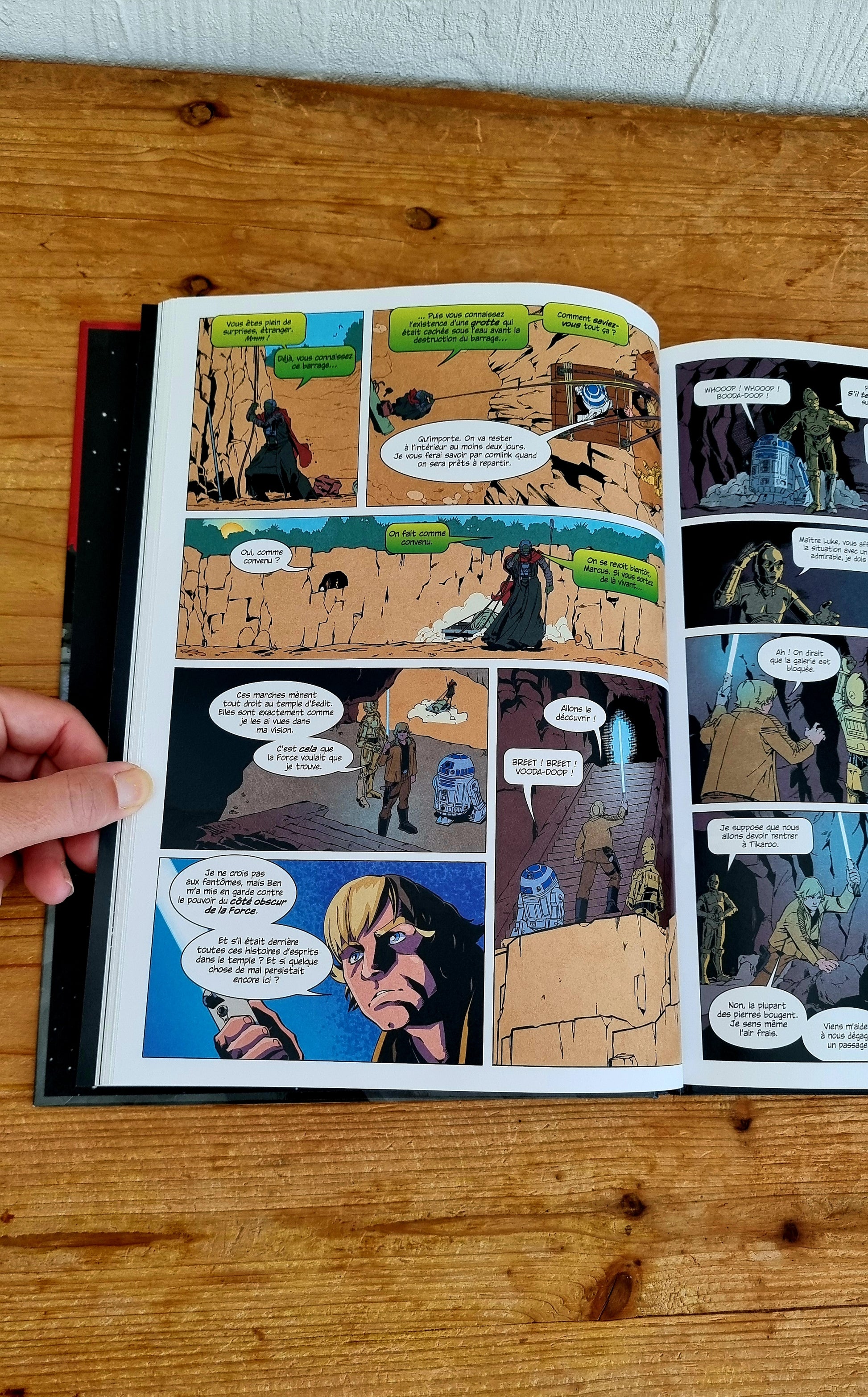 Bande dessinée Star Wars L’Arme du Jedi édition Delcourt