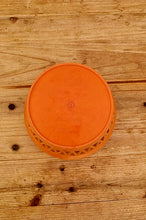 Charger l&#39;image dans la galerie, Cache-pot orange Syla vintage plastique brocante en ligne les kitscheries
