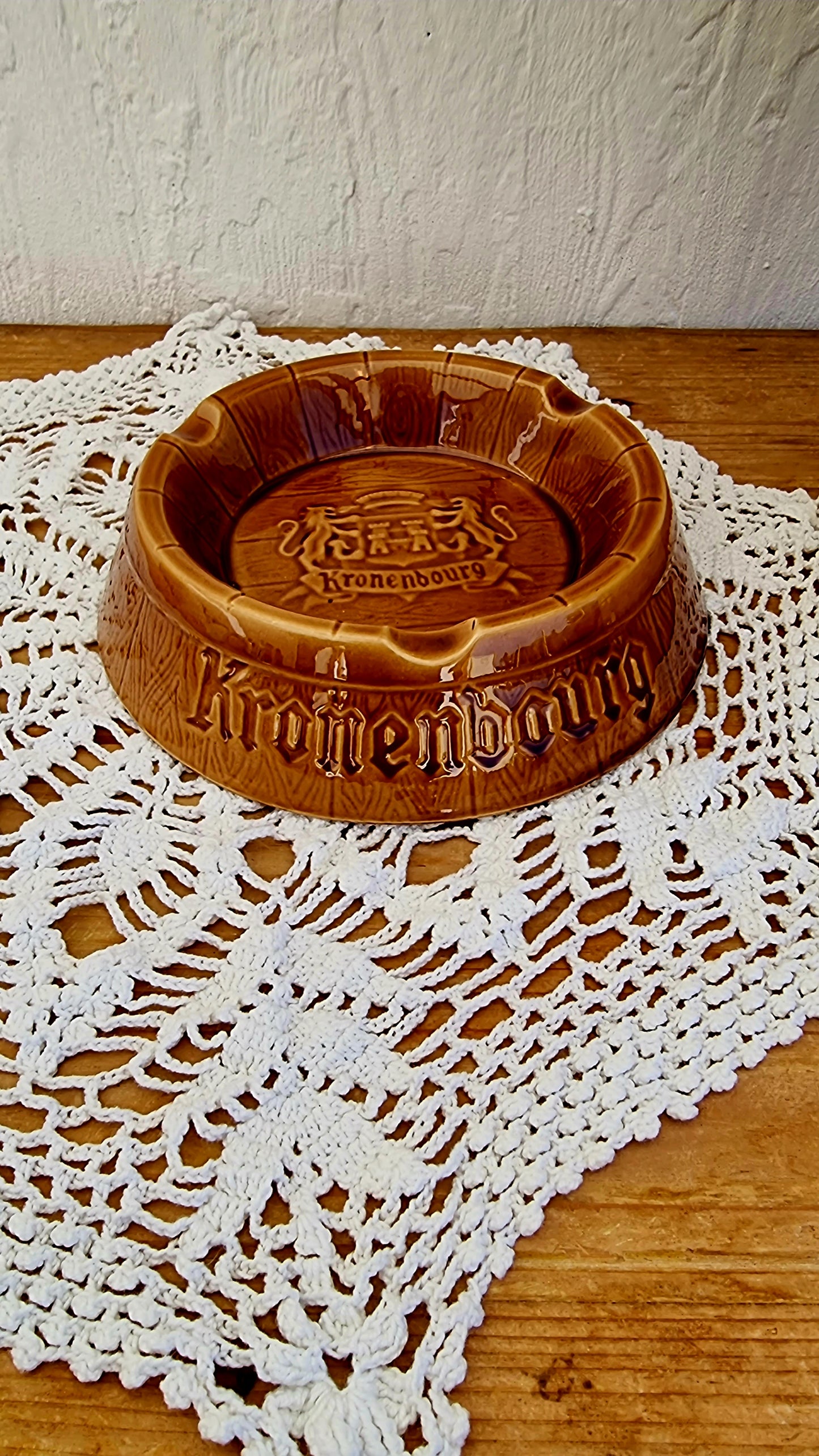 Grand cendrier Kronenbourg vintage les kitscheries