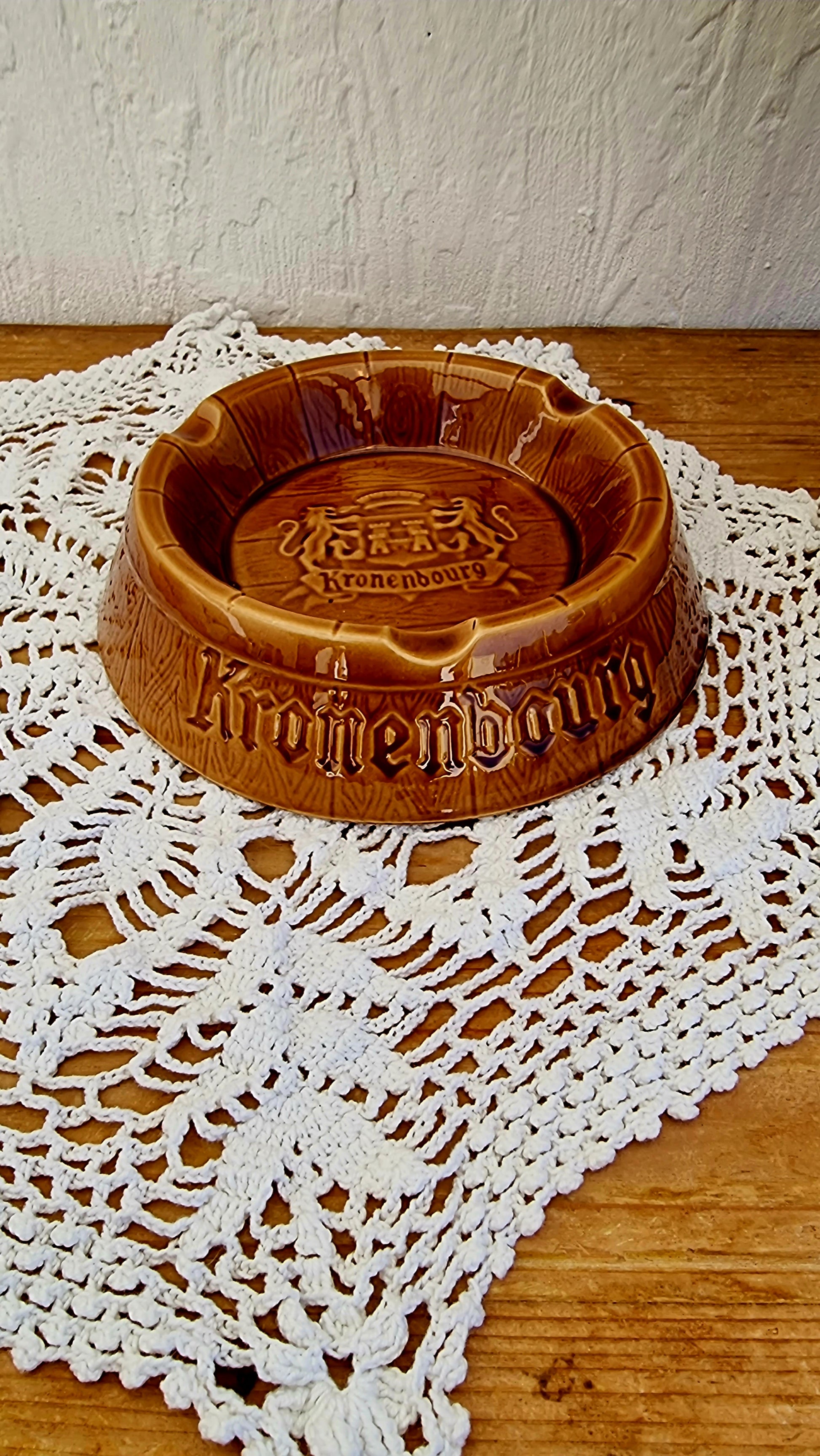 Grand cendrier Kronenbourg vintage les kitscheries