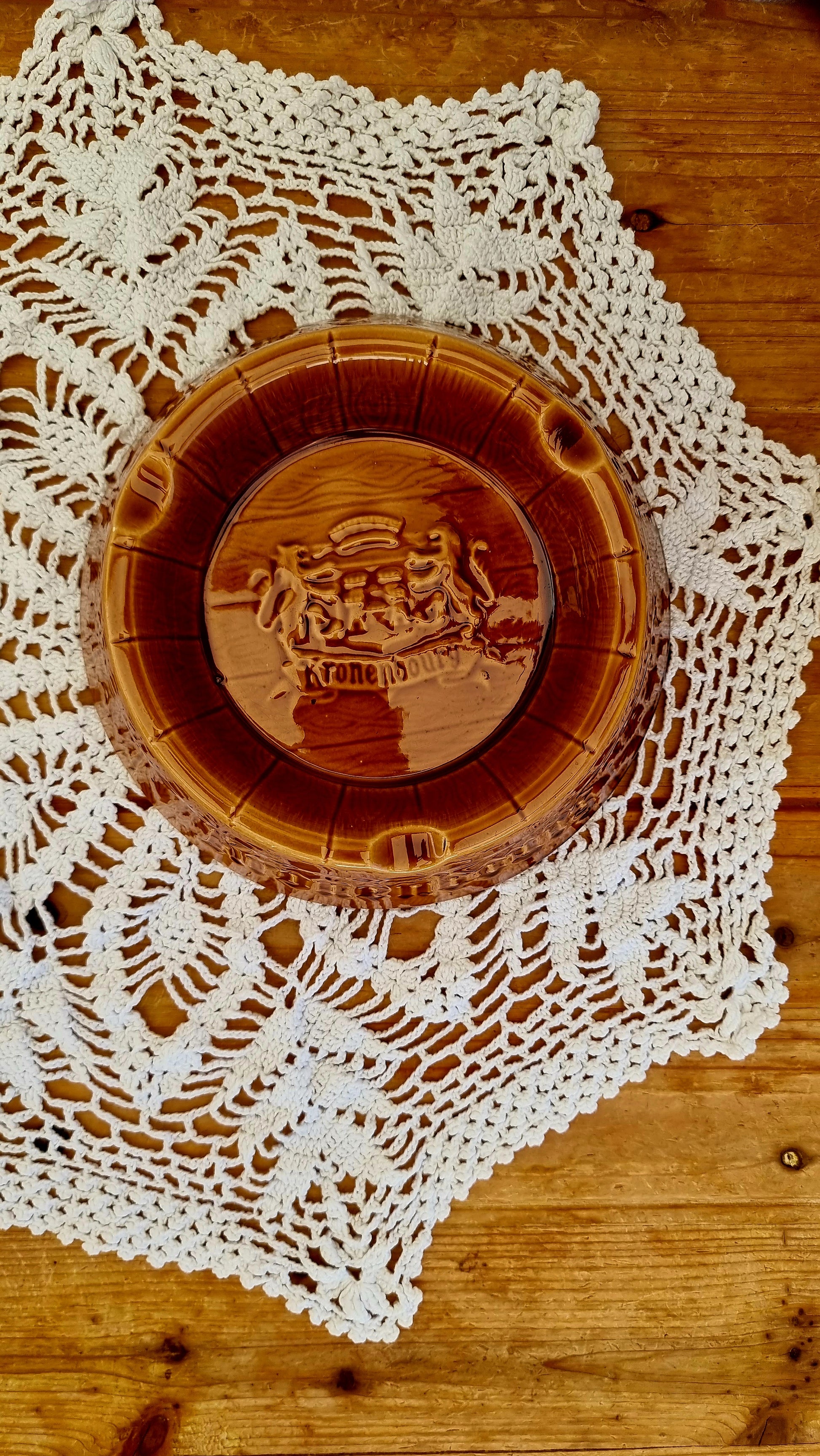 Grand cendrier Kronenbourg vintage les kitscheries