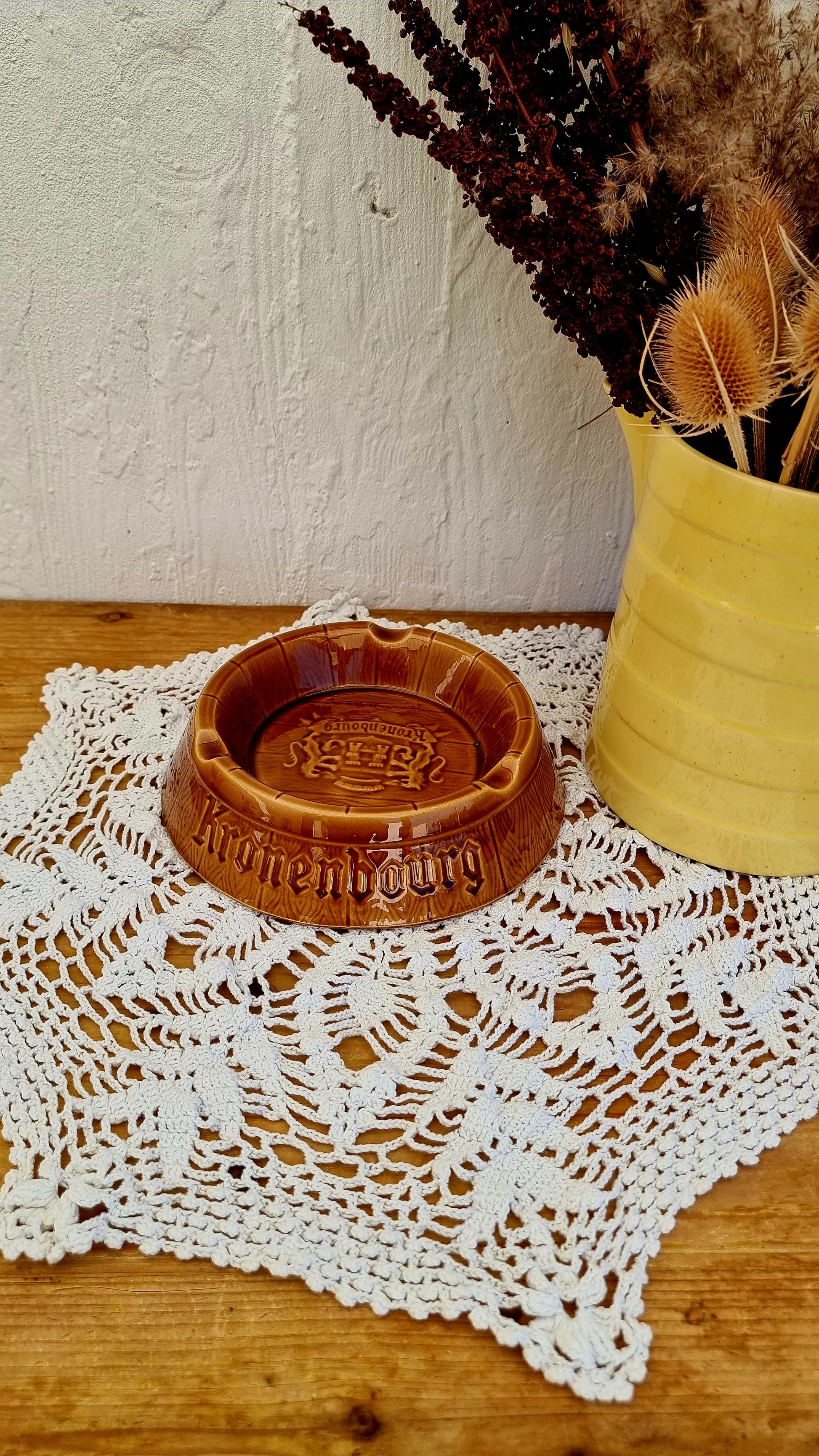 Grand cendrier Kronenbourg vintage les kitscheries