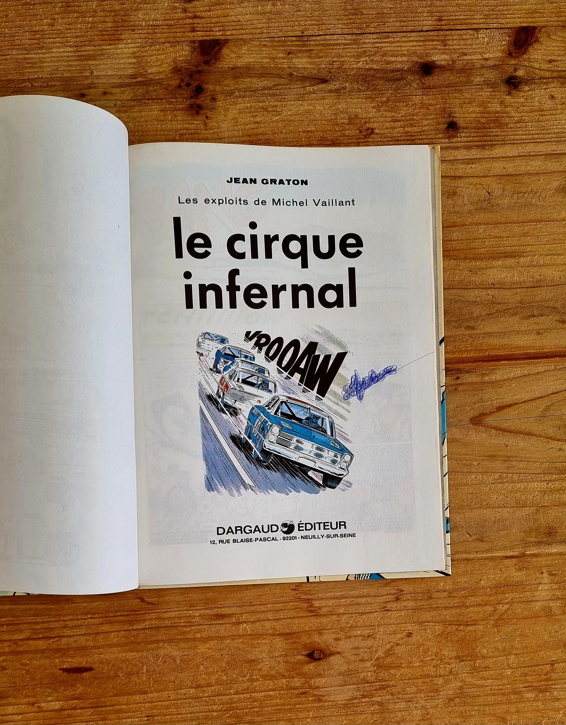 BD Michel Vaillant - Le cirque infernal les kitscheries brocante en ligne