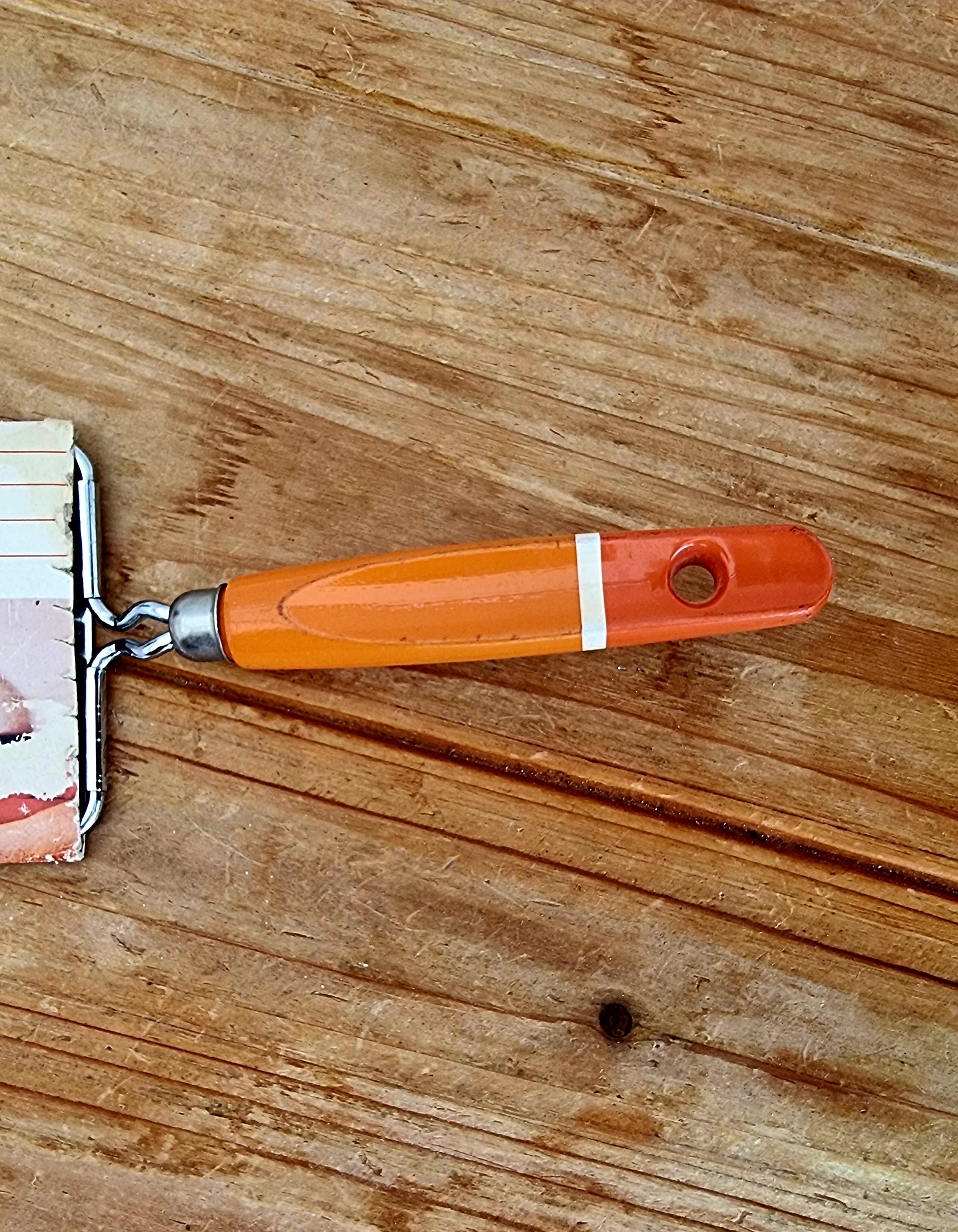 Coupe-tomates Prestige vintage manche orange