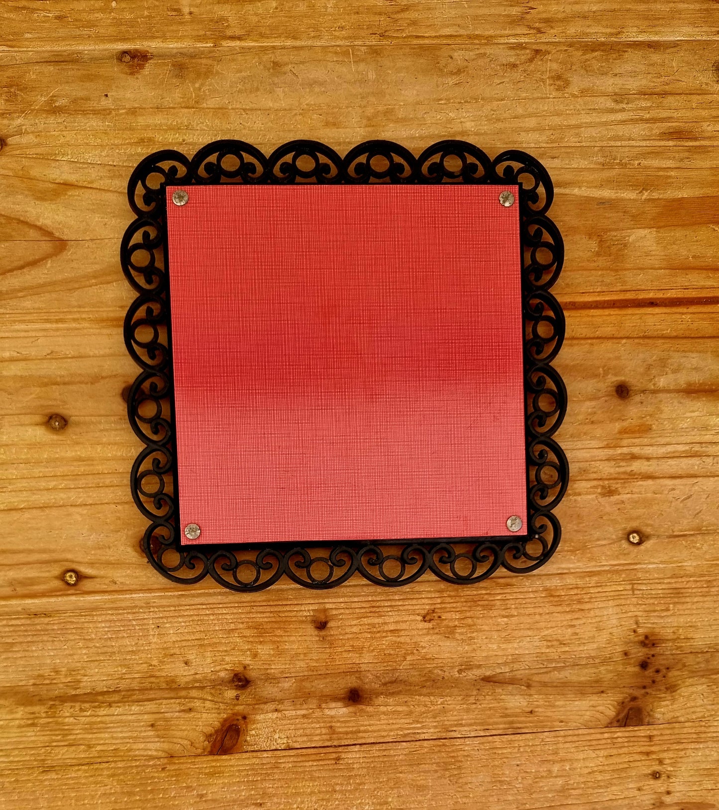 Dessous de plat en formica rouge les kitscheries brocante en ligne