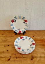 Charger l&#39;image dans la galerie, Lot de 8 assiettes plates Digoin Sarreguemines modèle Printemps les kitscheries brocante en ligne
