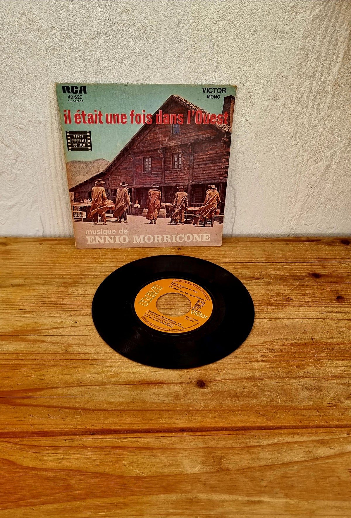 Vinyle 45 tours Ennio Morricone « Il était une fois dans l’Ouest » – BO ...