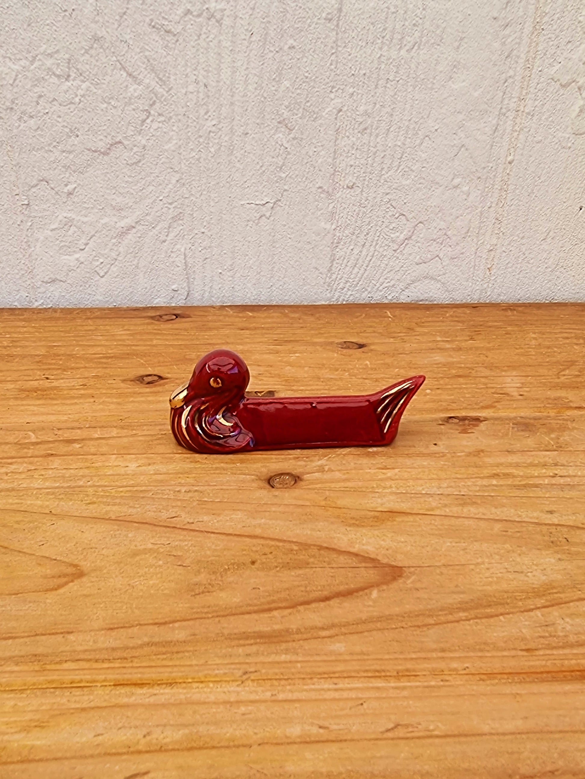 Ensemble pour la table des années 50 dessous plat porte couteaux céramique les kitscheries brocante en ligne