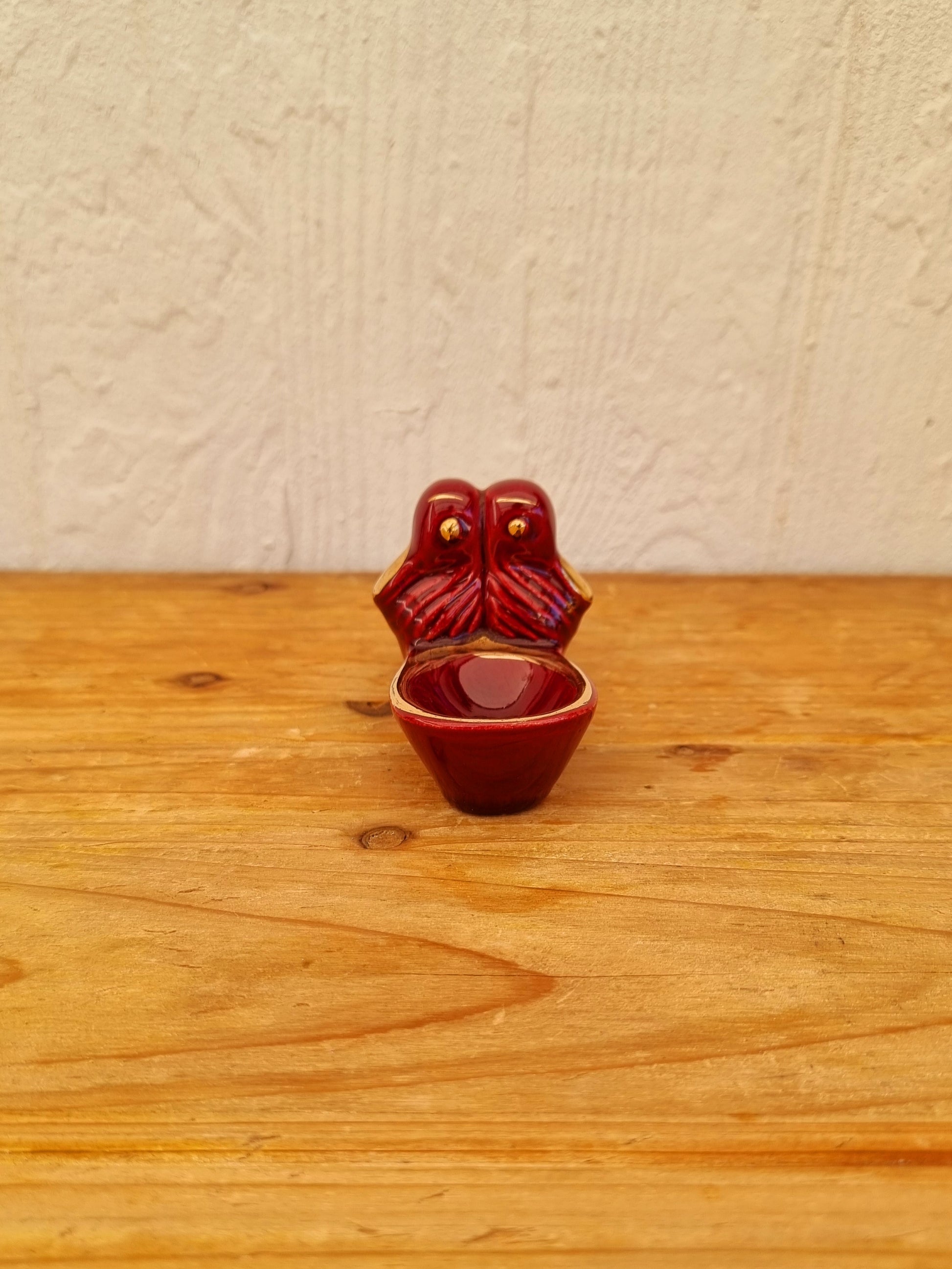 Ensemble pour la table des années 50 dessous plat porte couteaux céramique les kitscheries brocante en ligne