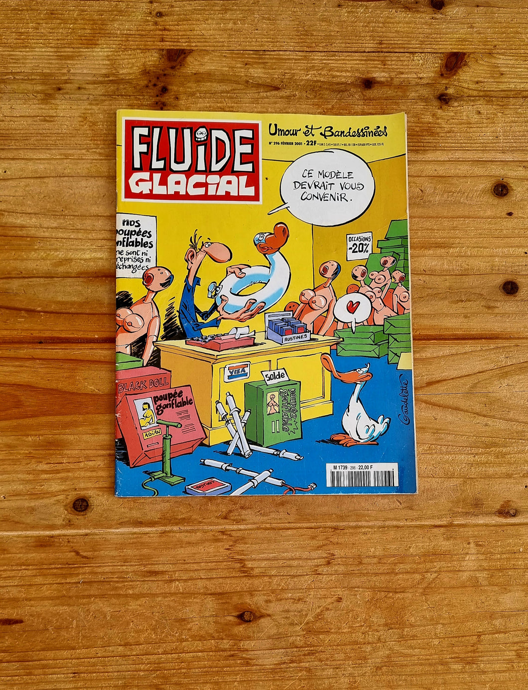 Revue Fluide Glacial n°296 les kitscheries brocante en ligne