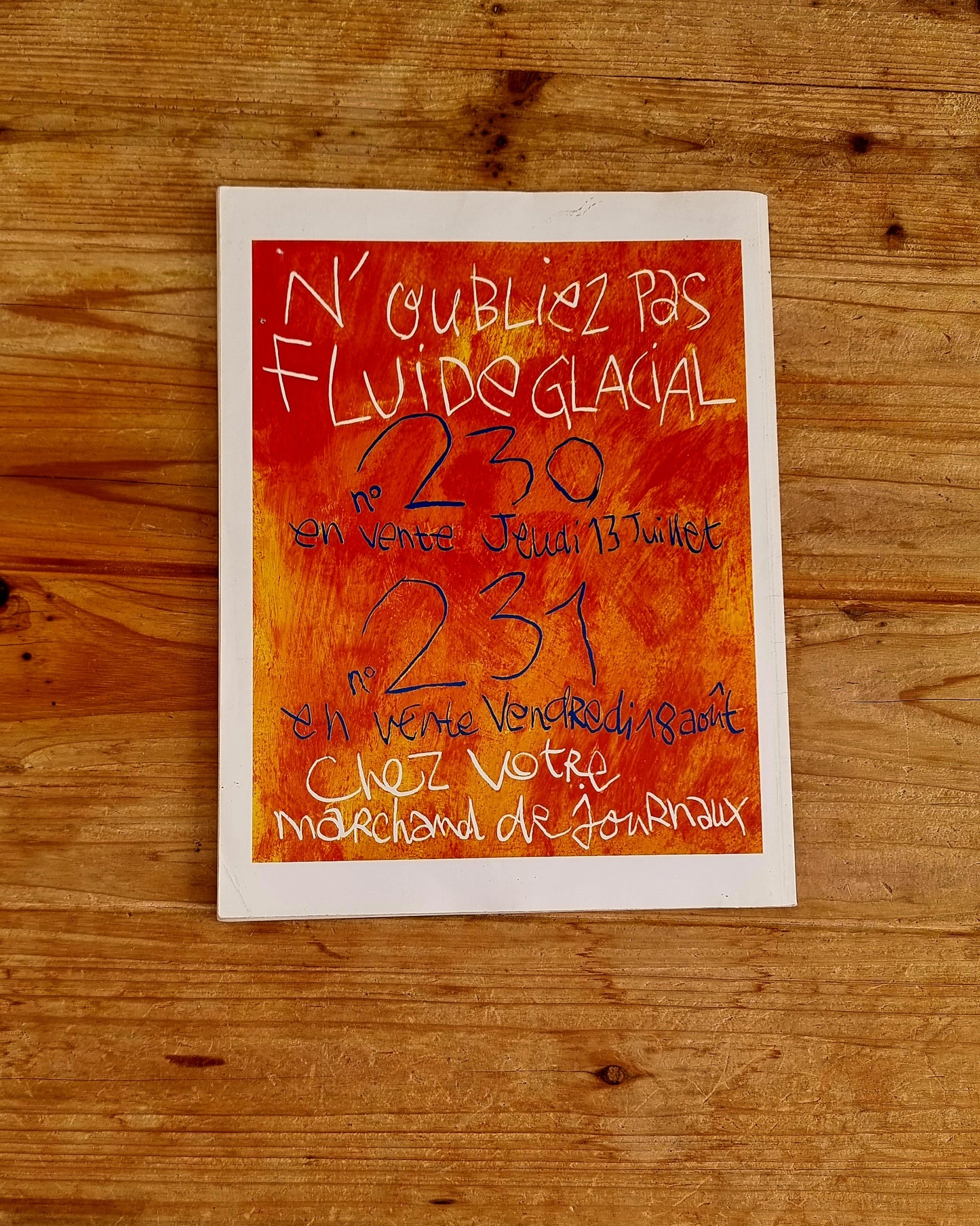 Revue Fluide Glacial Or série été 1995 les kitscheries brocante en ligne