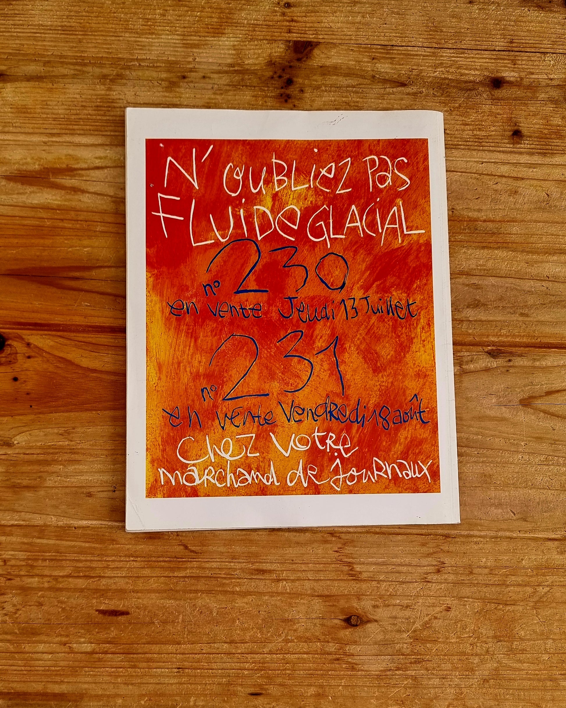 Revue Fluide Glacial Or série été 1995 les kitscheries brocante en ligne