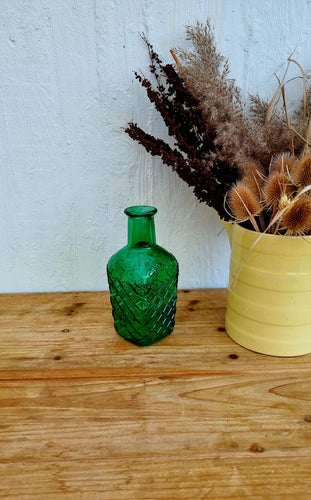 Vase soliflore vert Gaomi vintage brocante en ligne les kitscheries