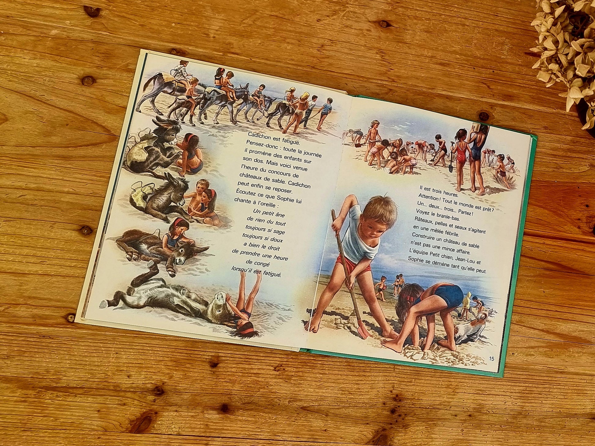 Livre "Jean-Lou et Sophie découvrent la mer" Casterman les kitscheries brocante en ligne