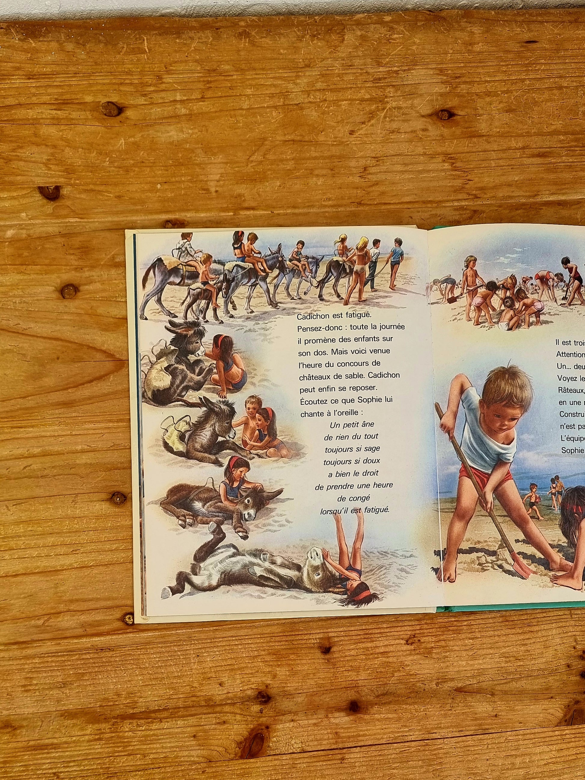 Livre "Jean-Lou et Sophie découvrent la mer" Casterman les kitscheries brocante en ligne