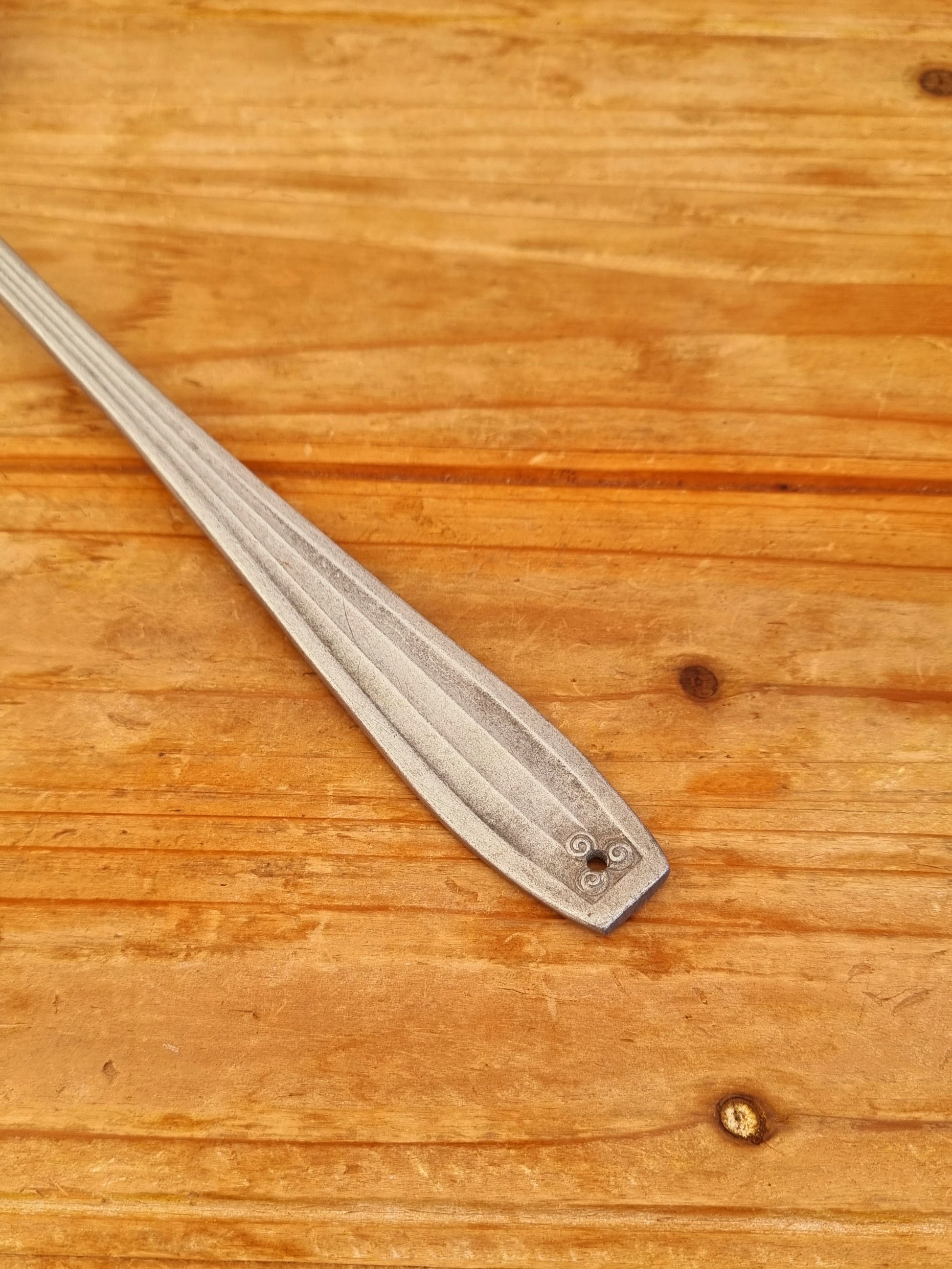 Ustensile cuisine rétro louche ancienne métal décoration brocante