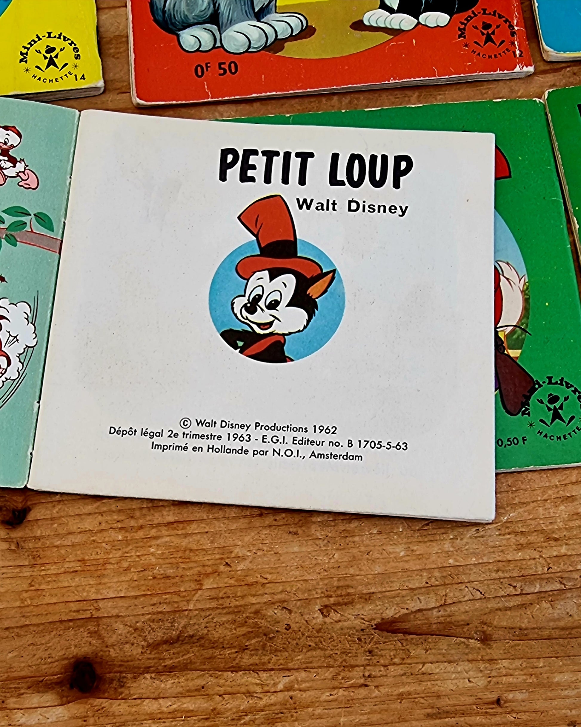 Lot de 8 minis livres Walt Disney Hachette vintage les kitscheries brocante en ligne
