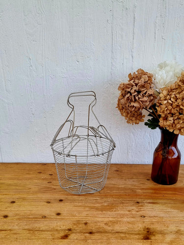 Panier à salade en métal vintage les kitscheries brocante en ligne