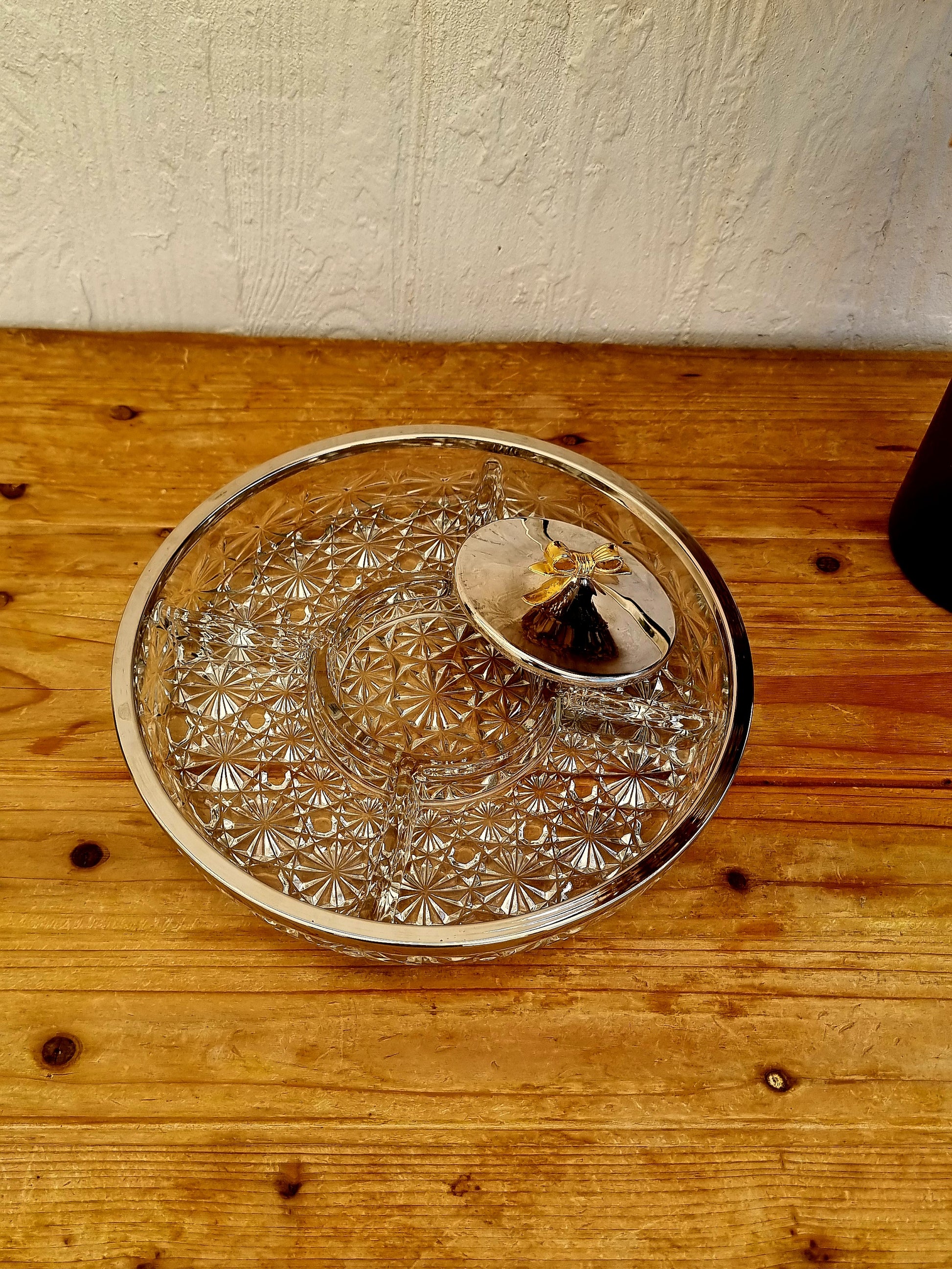 Plateau apéritif vintage années 60 service apéro rétro