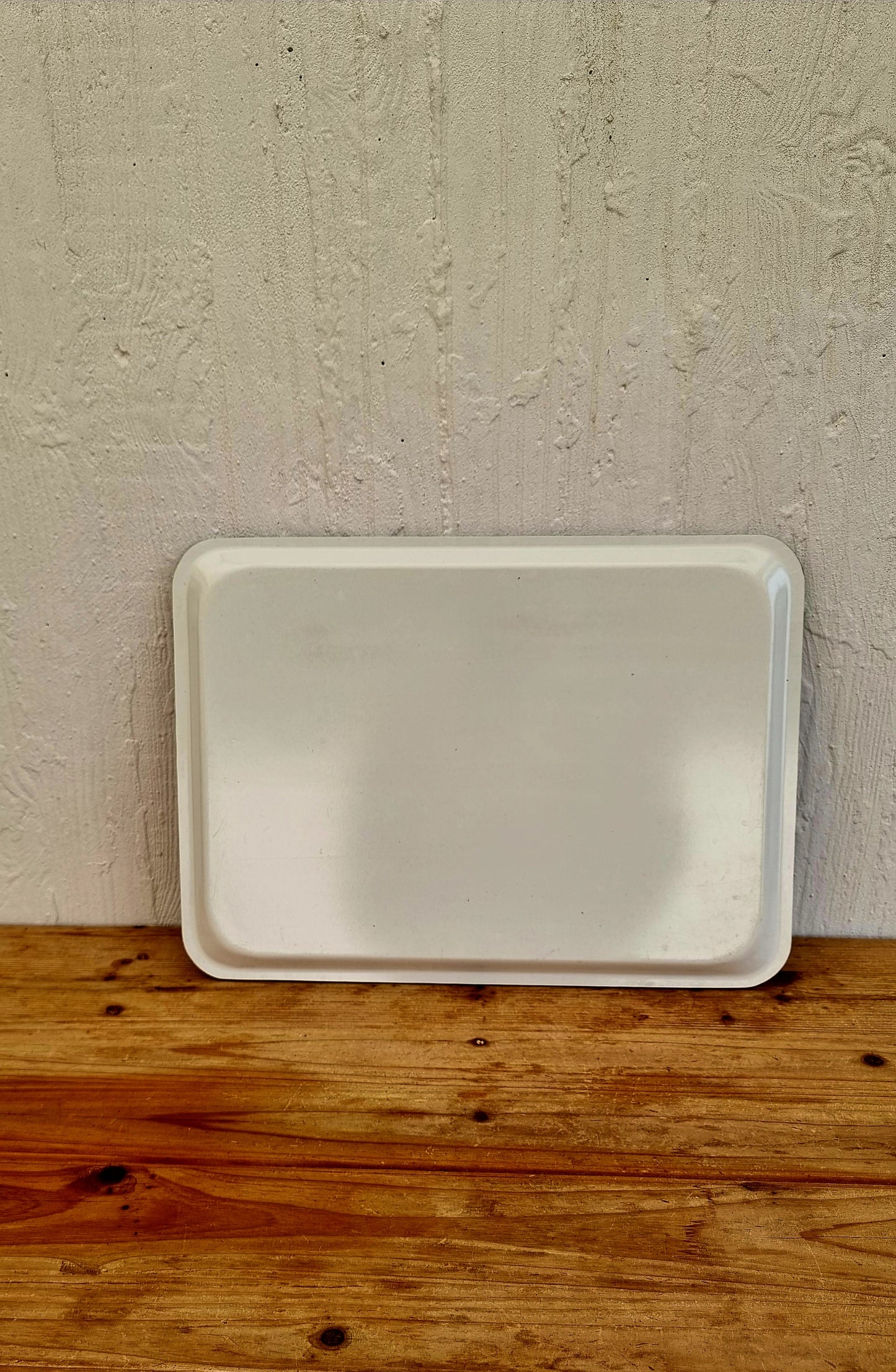 Plateau Melform à fleurs décor bleu vintage 44x32 cm