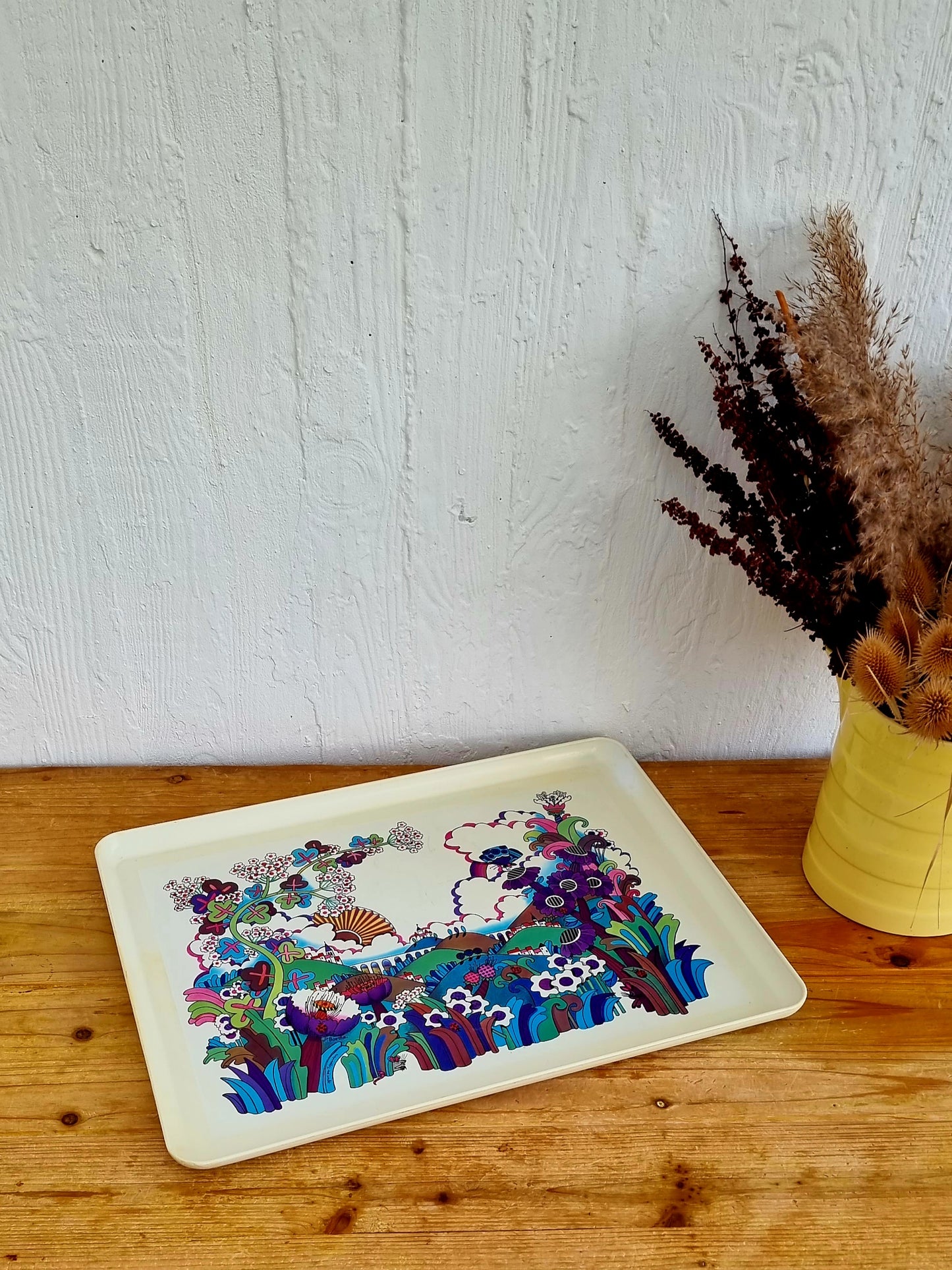 Plateau JP Barthe Tupperware les kitscheries brocante en ligne