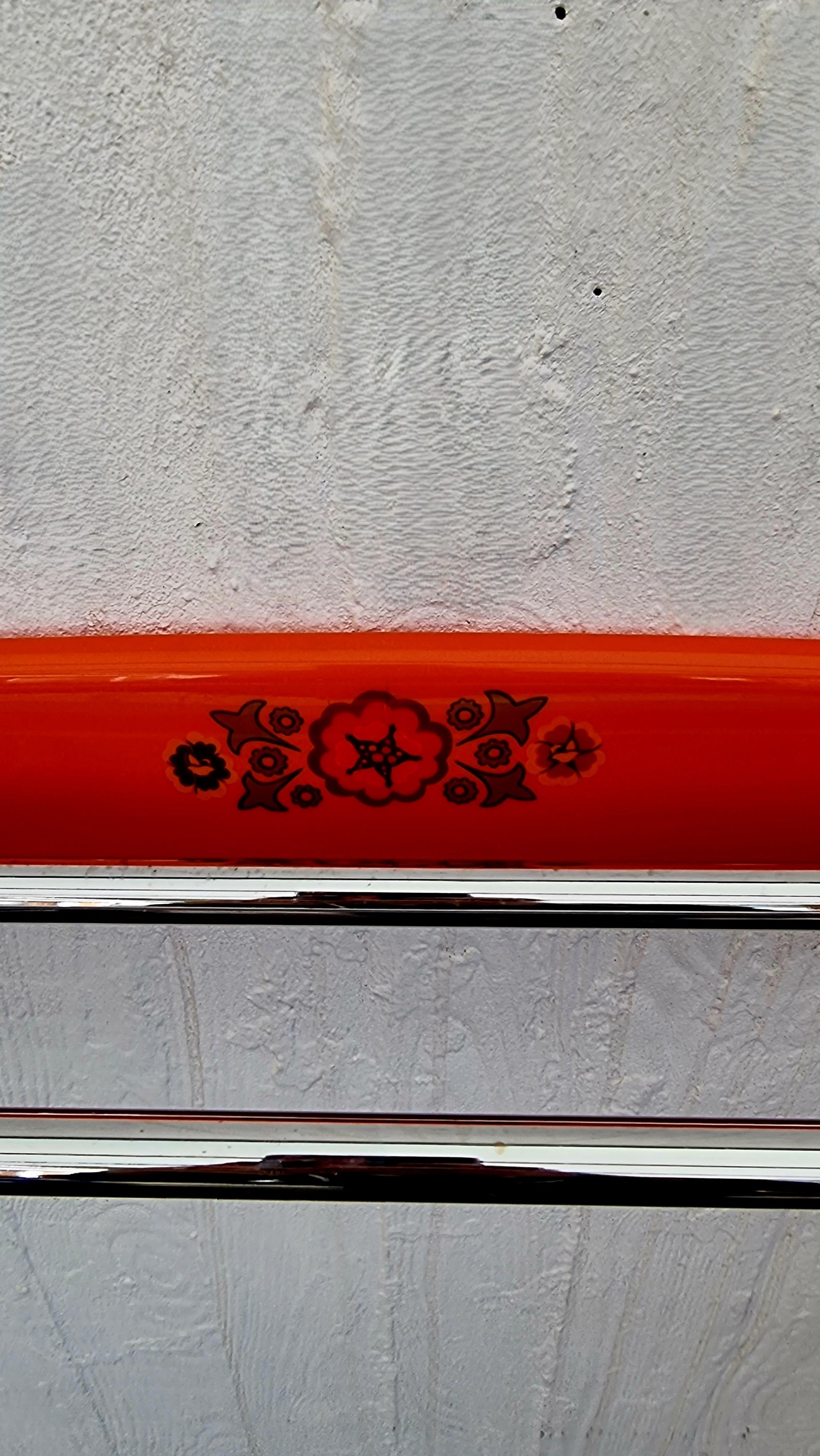 Porte-serviettes orange Syla vintage les kitscheries brocante en ligne